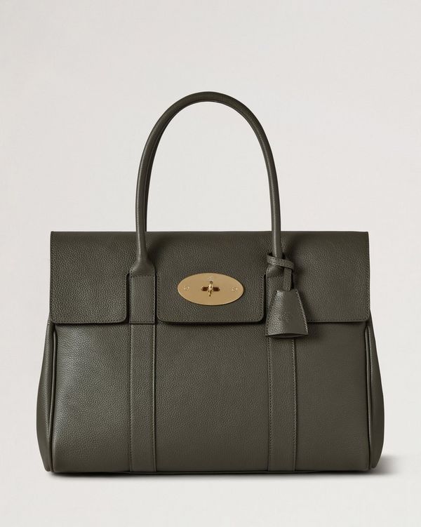 Mulberry | Bayswater | Juniper Green Small Classic Grain | Women