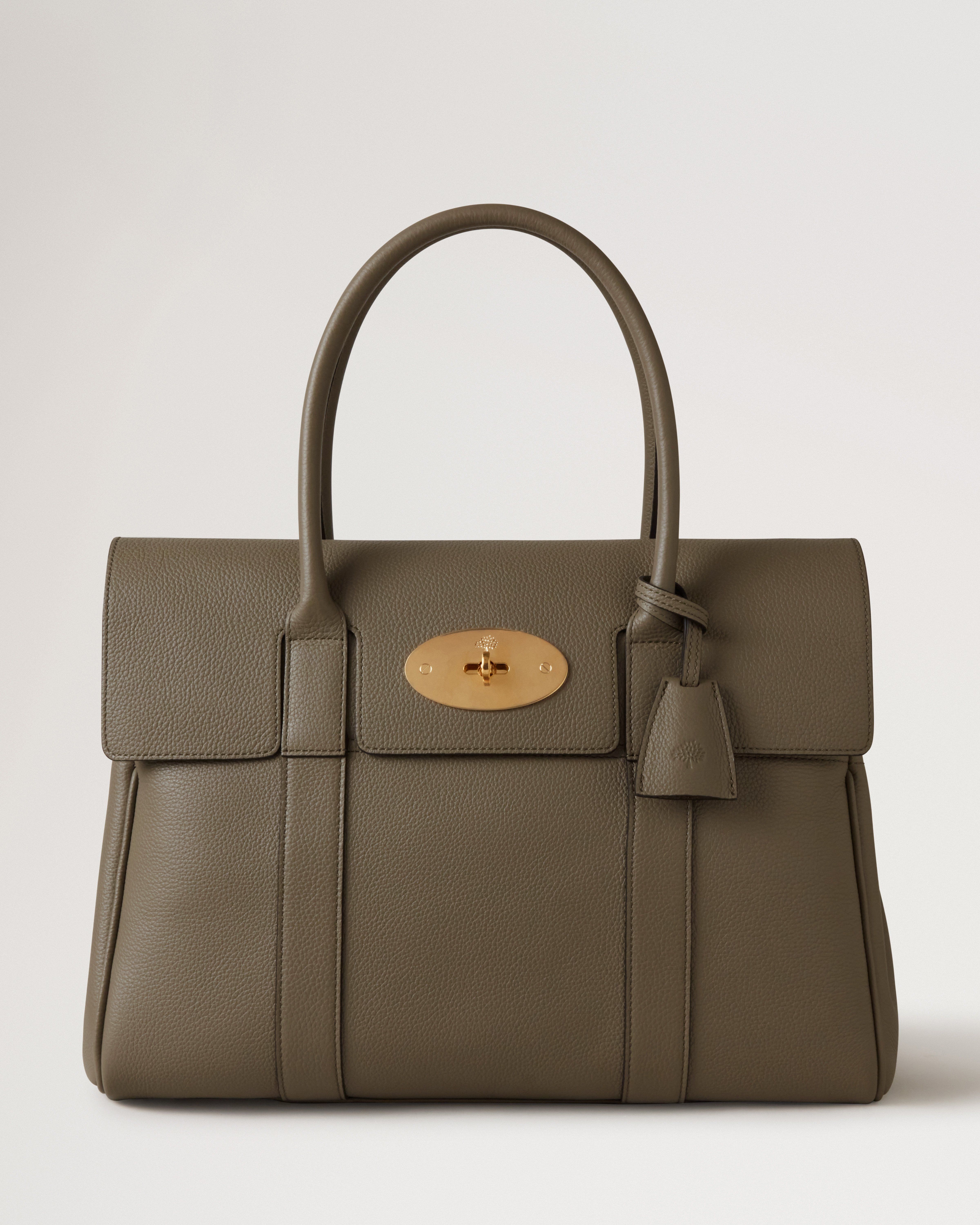 Mulberry Classic Soft Small Bayswater Satchel in Clay Small Classic Grain -  SOLD