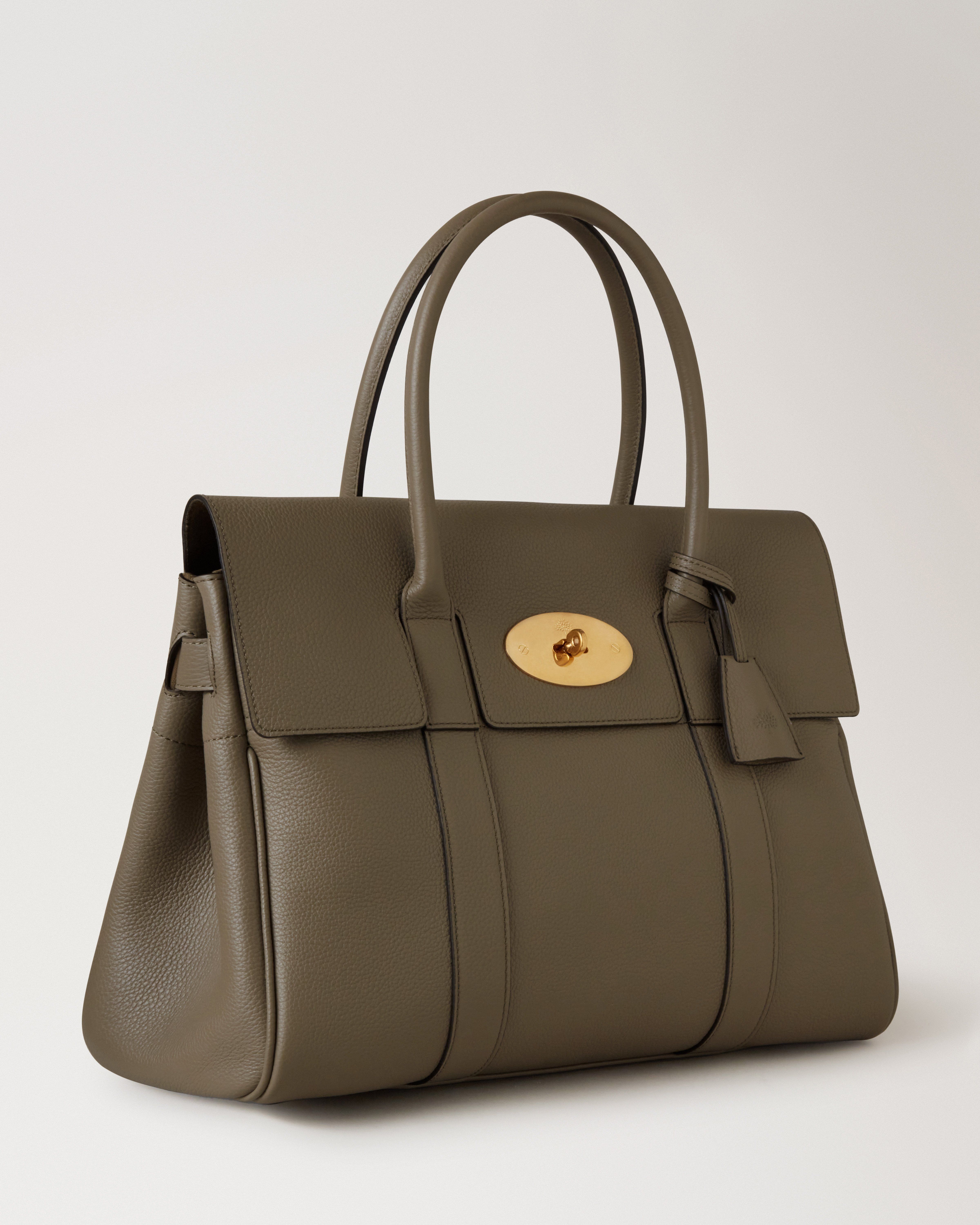 Mulberry Classic Soft Small Bayswater Satchel in Clay Small Classic Grain -  SOLD