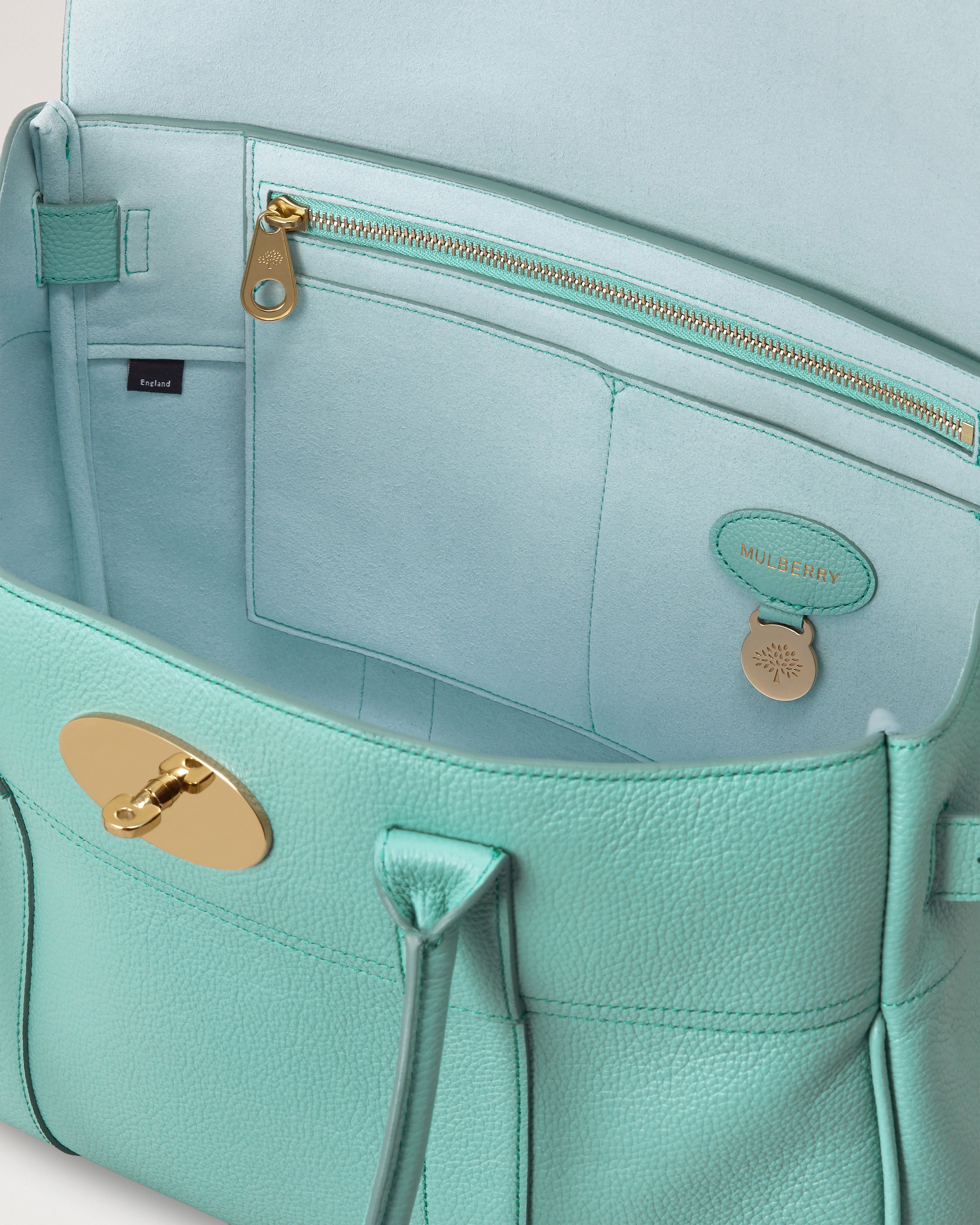 Mulberry | ベイズウォーター | マリーナブルー スモール クラシック