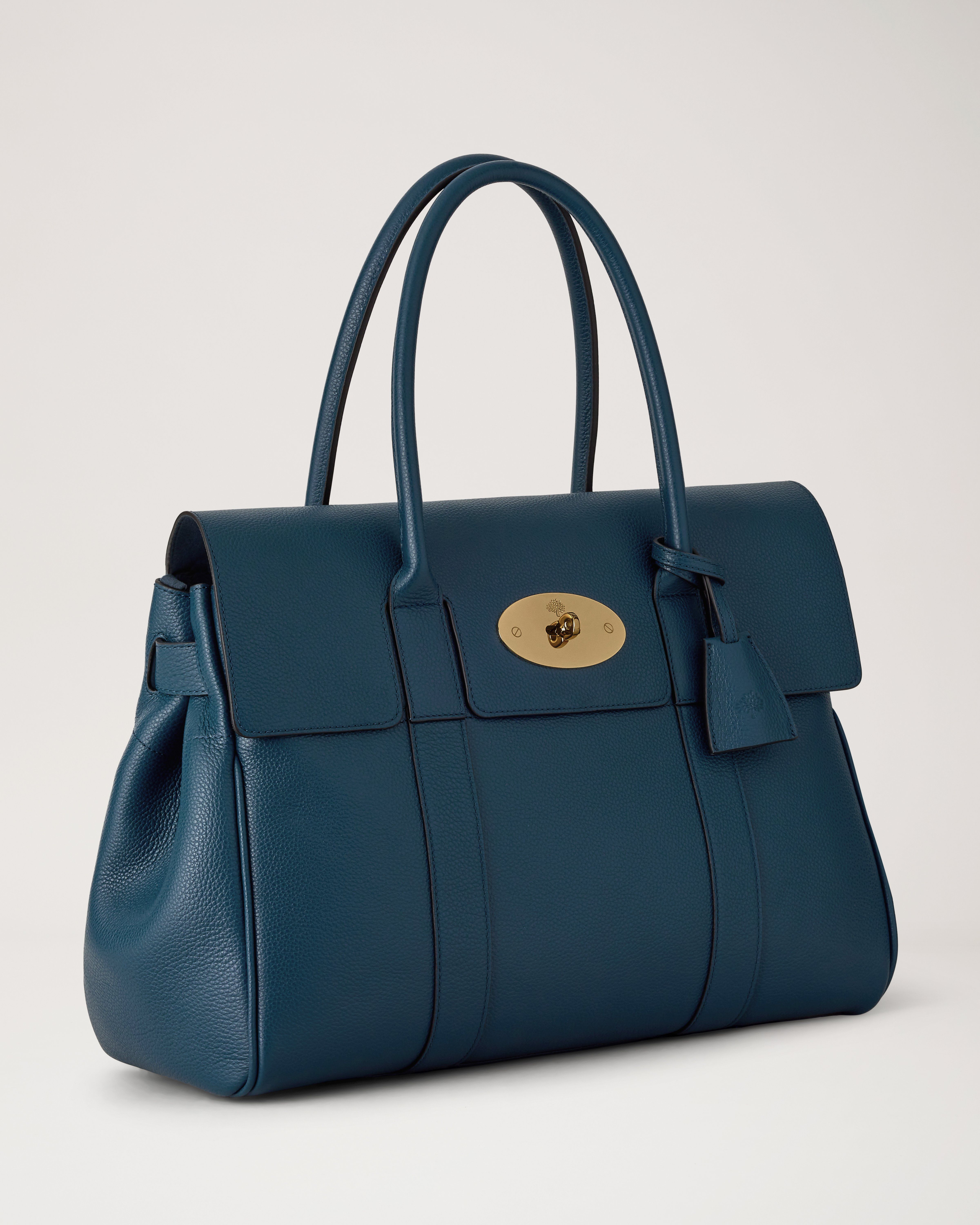 MULBERRY レザーバッグ（ブルー） Mulberry | ハックニー ショルダー