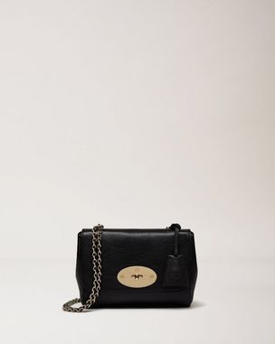 Medium Lily | Black Glossy Goat | Women | Mulberry