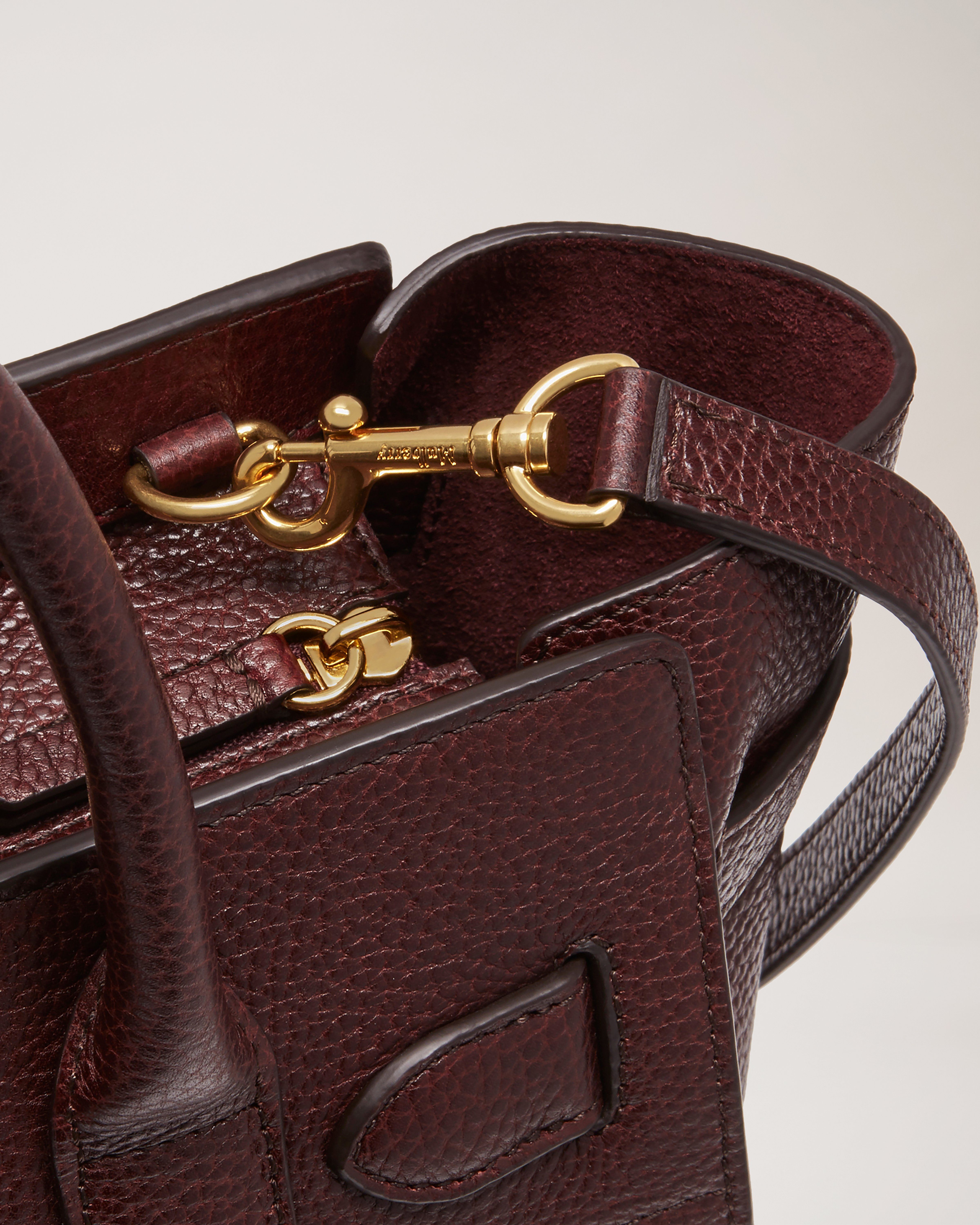 Small Zipped Bayswater | Oxblood Small Classic Grain | Women | Mulberry