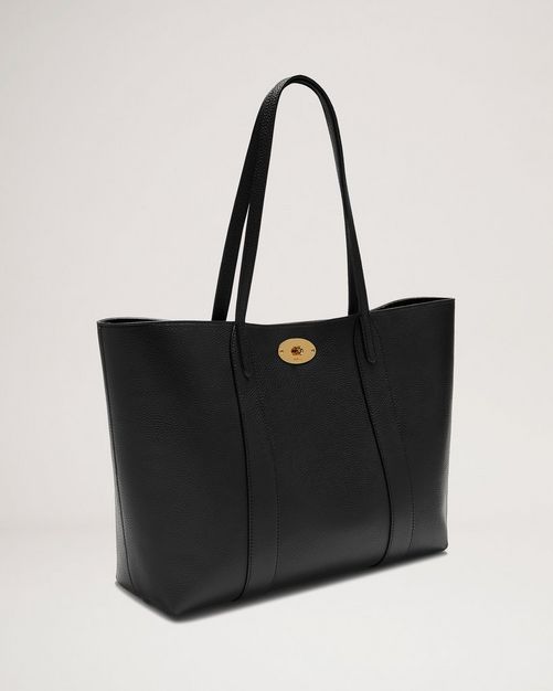 Mulberry | Bayswater Tote | Black Small Classic Grain | Women