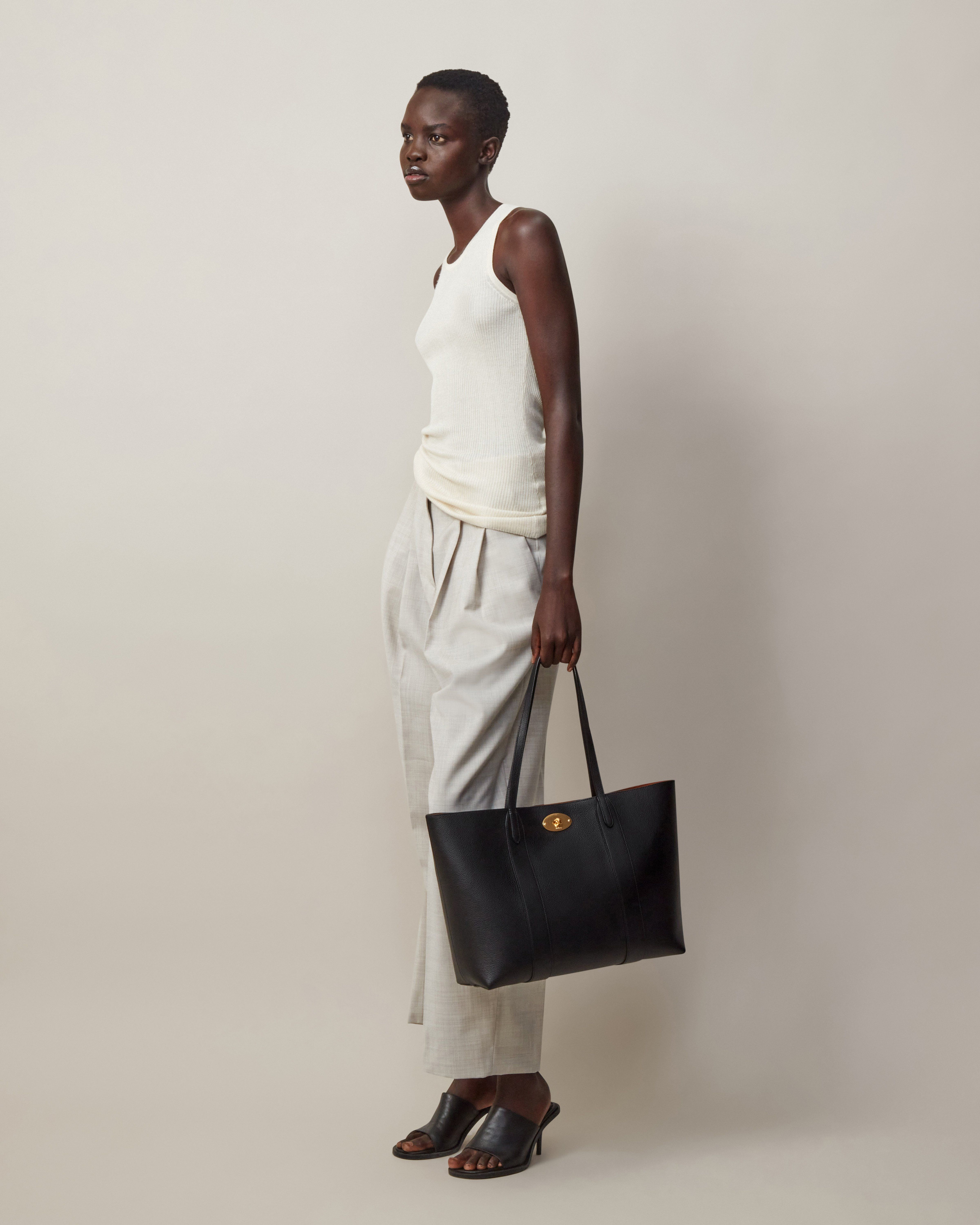 Bayswater Tote | Black Small Classic Grain | Women | Mulberry