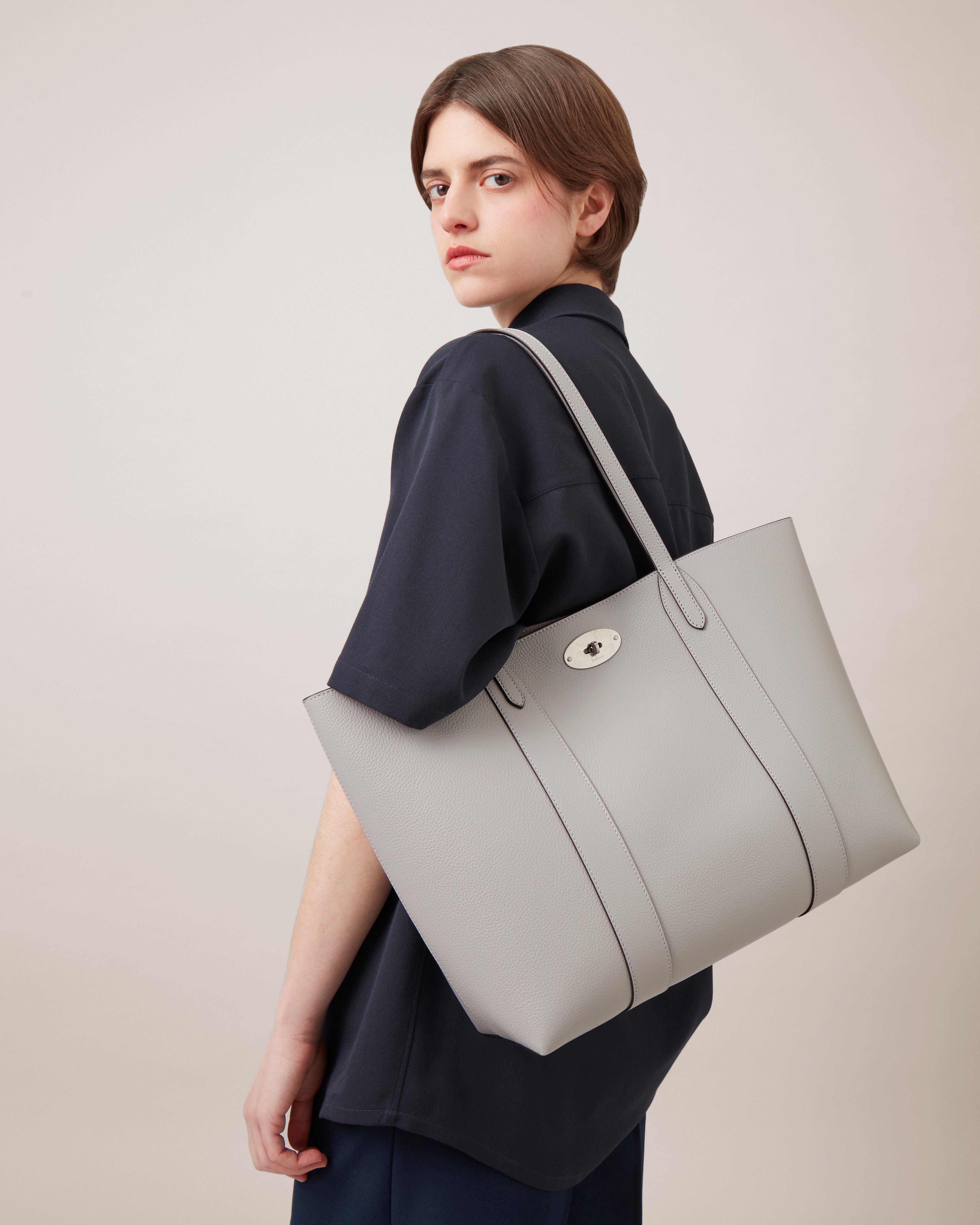 Grey bayswater sale mulberry bag