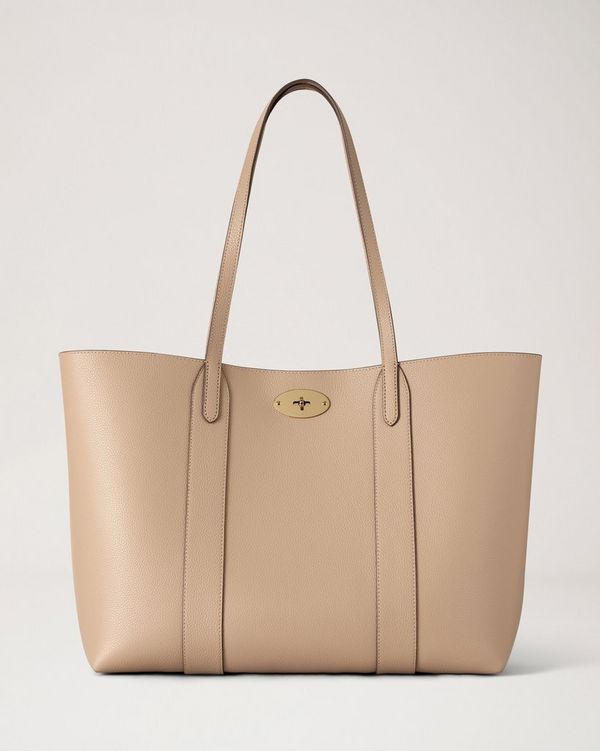 Mulberry ベージュ レザー トートバッグ Mulberry | Bayswater Tote | Crumpet Small Classic Grain | Women