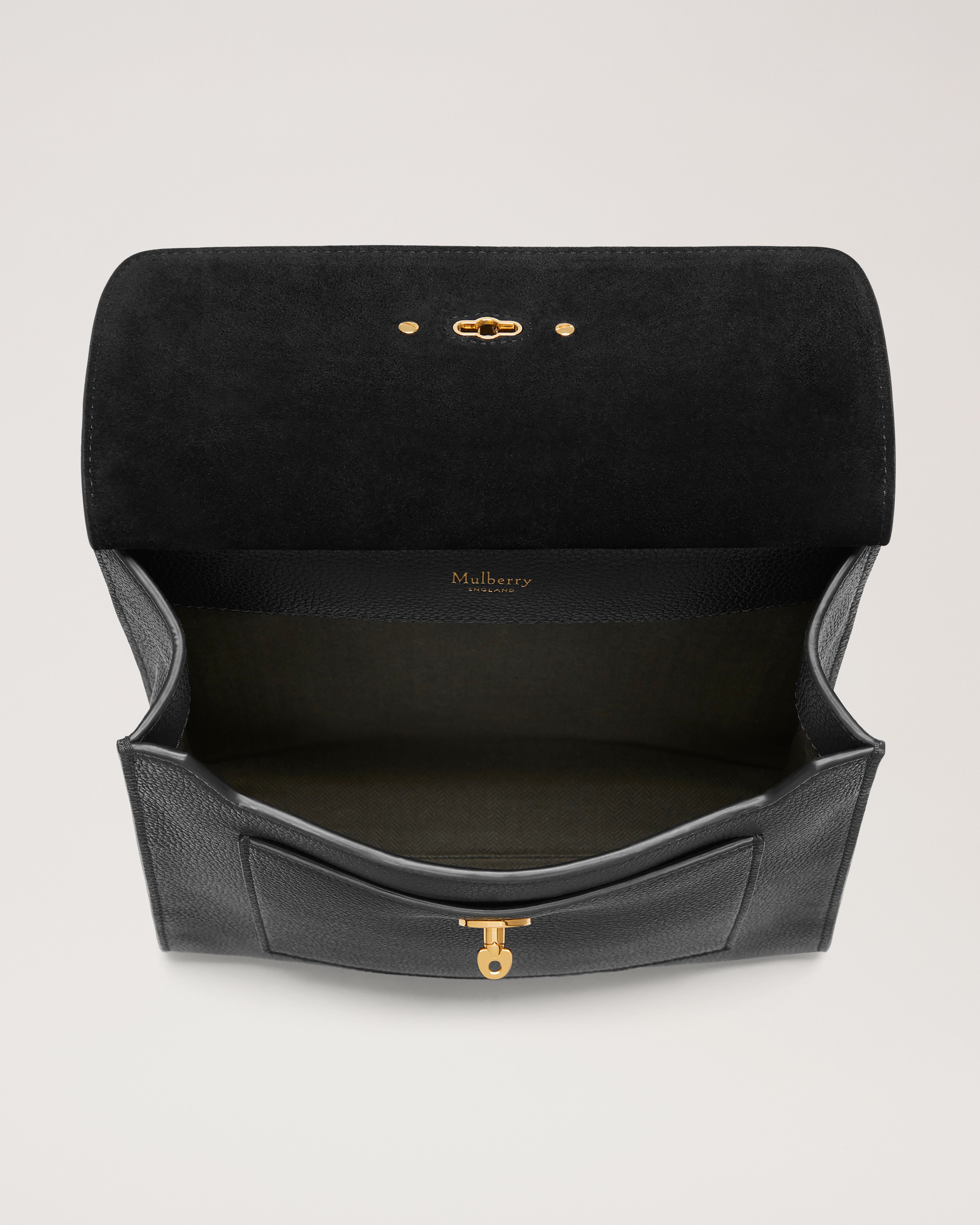 Mulberry Black Antony Small Messenger Bag GUC