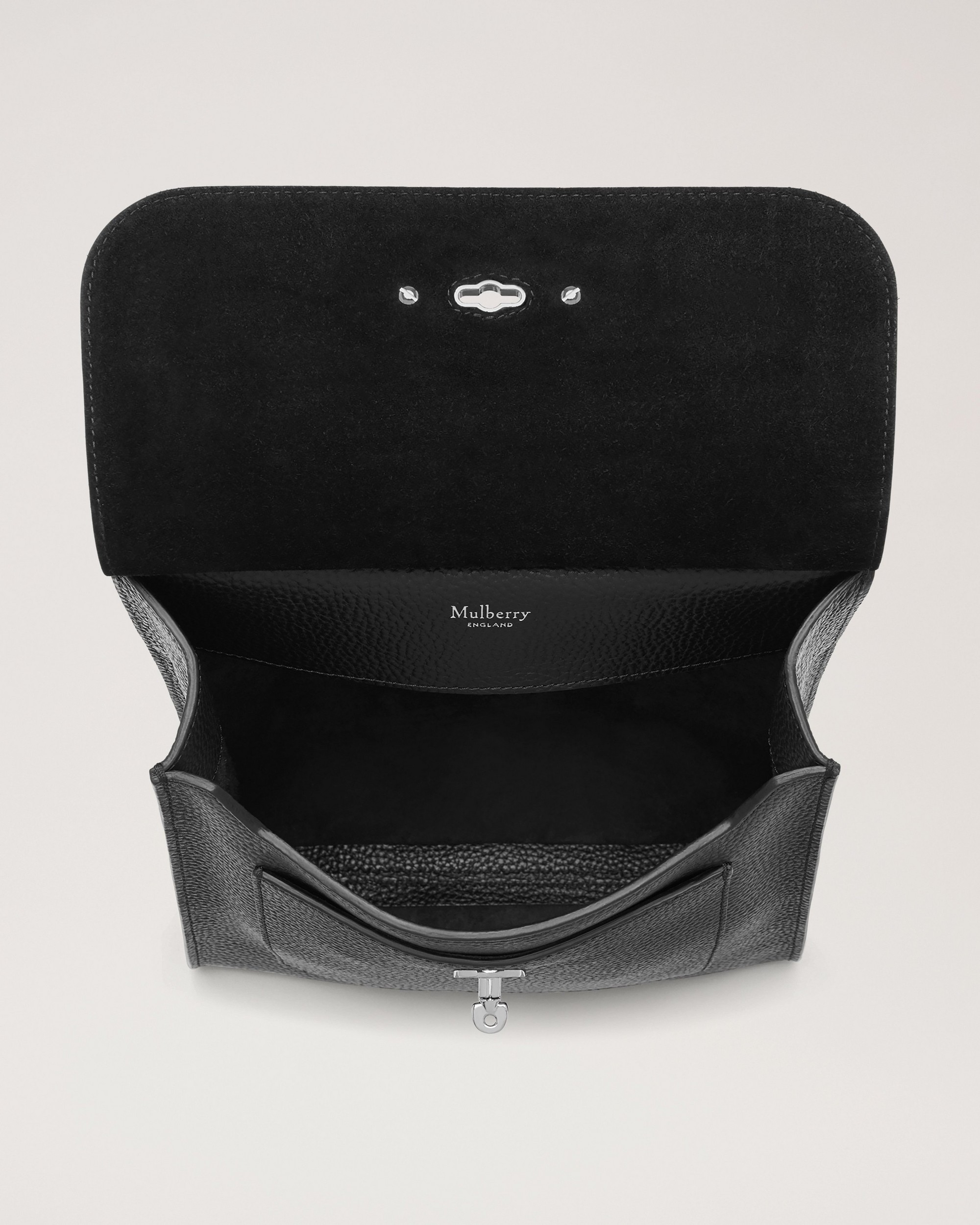 Mulberry | アントニー | ブラック-シルバー スモール Mulberry | アントニー | ブラック-シルバー スモール