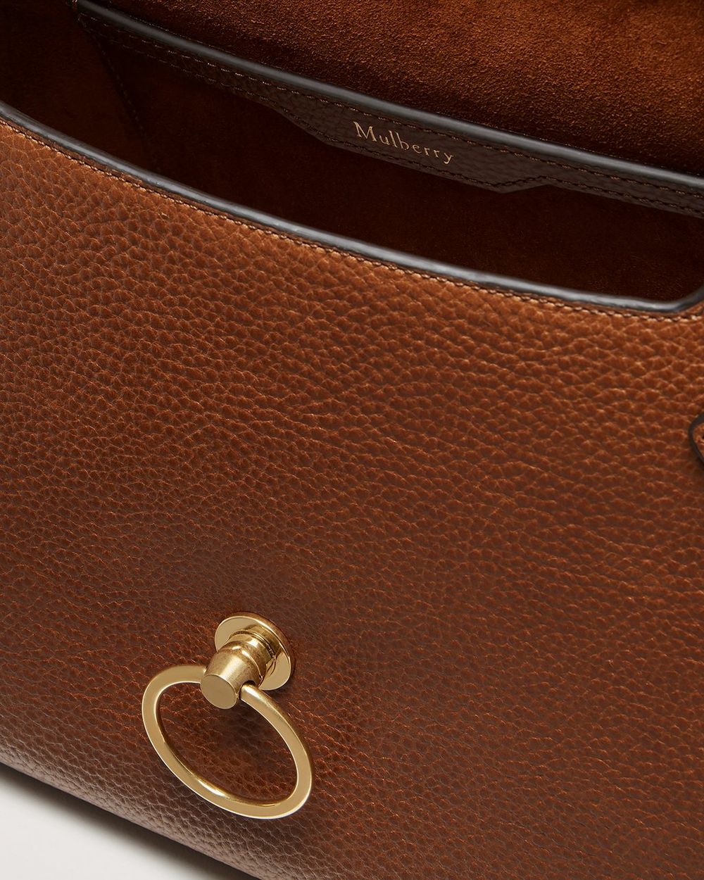 Amberley Satchel | Oak Natural Grain Leather | Amberley | Mulberry