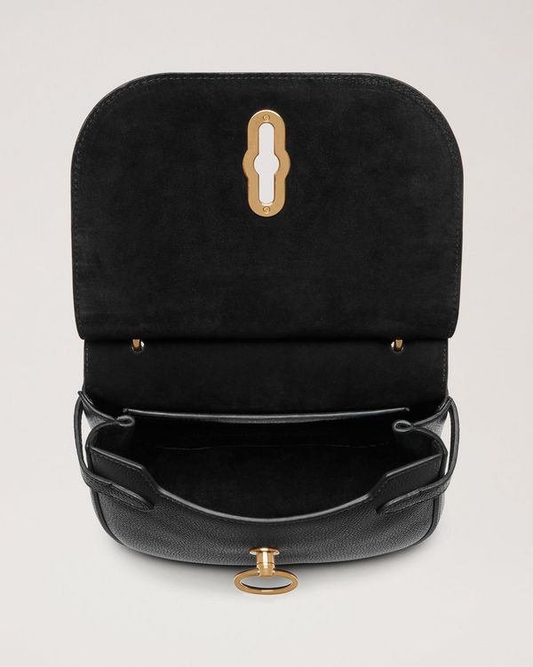 Mulberry black satchel discount bag