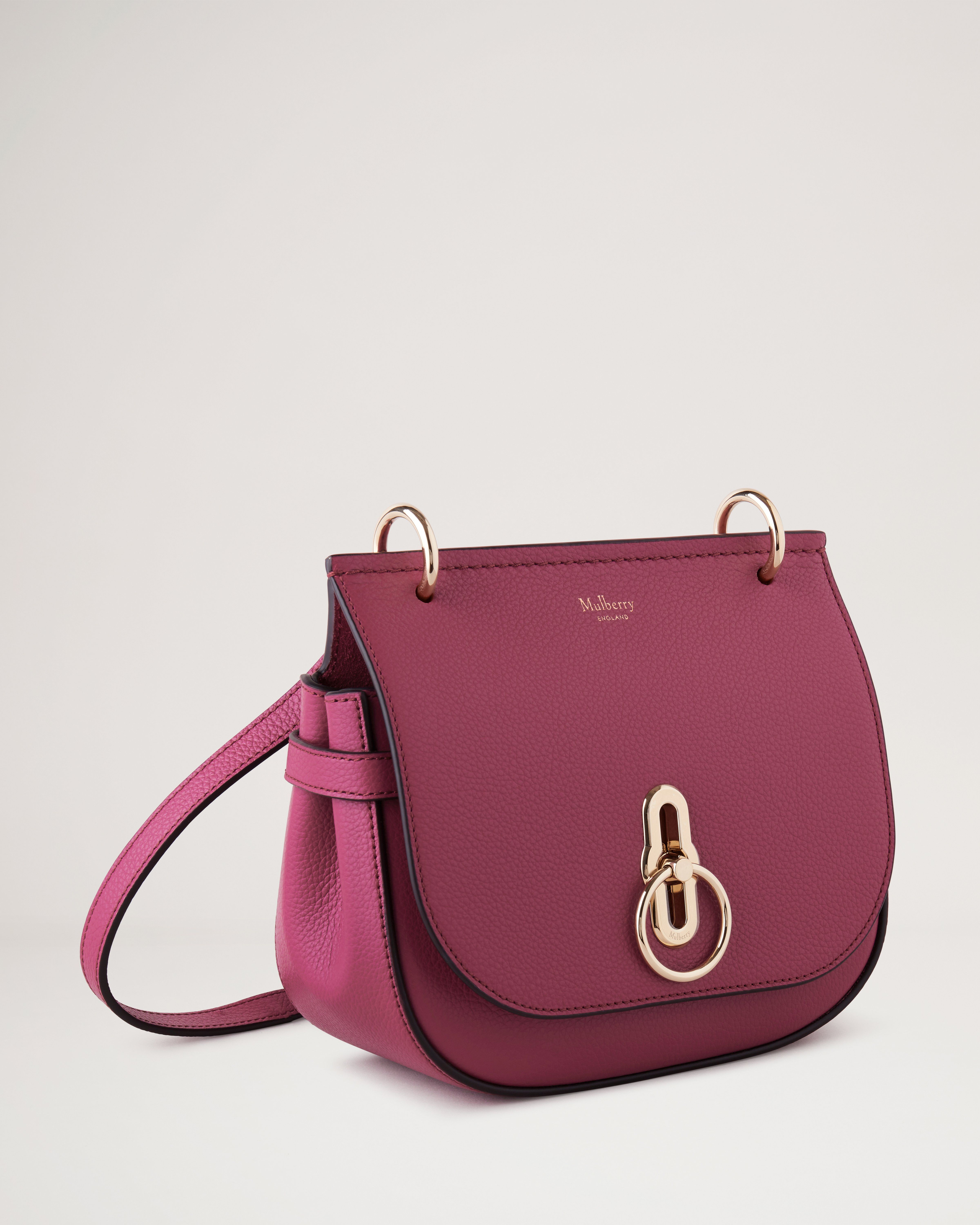 Womens Mulberry pink Small Leather Iris Cross-Body Bag