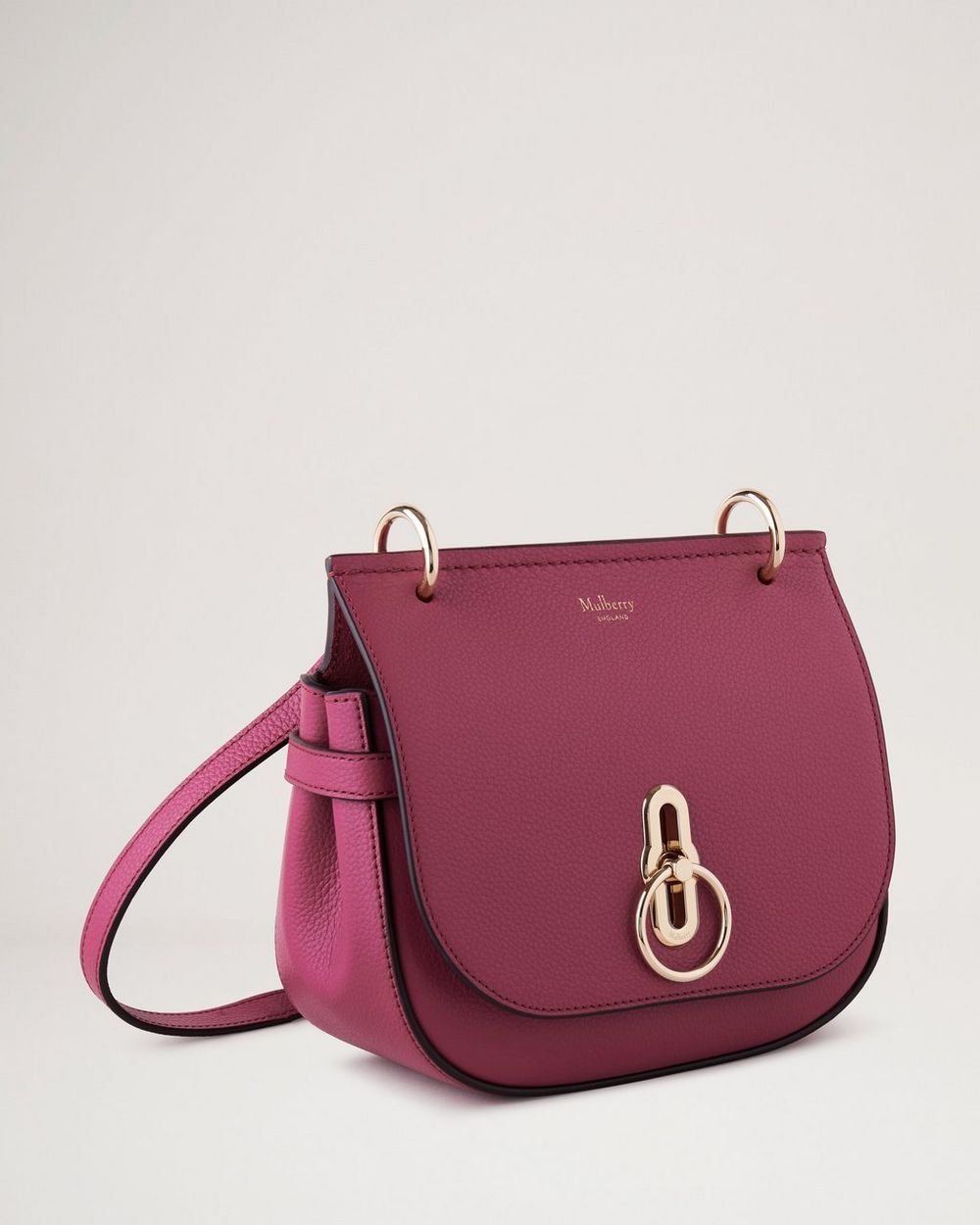 MULBERRY Small Classic Grain Micro Amberley Satchel Pink 1253345