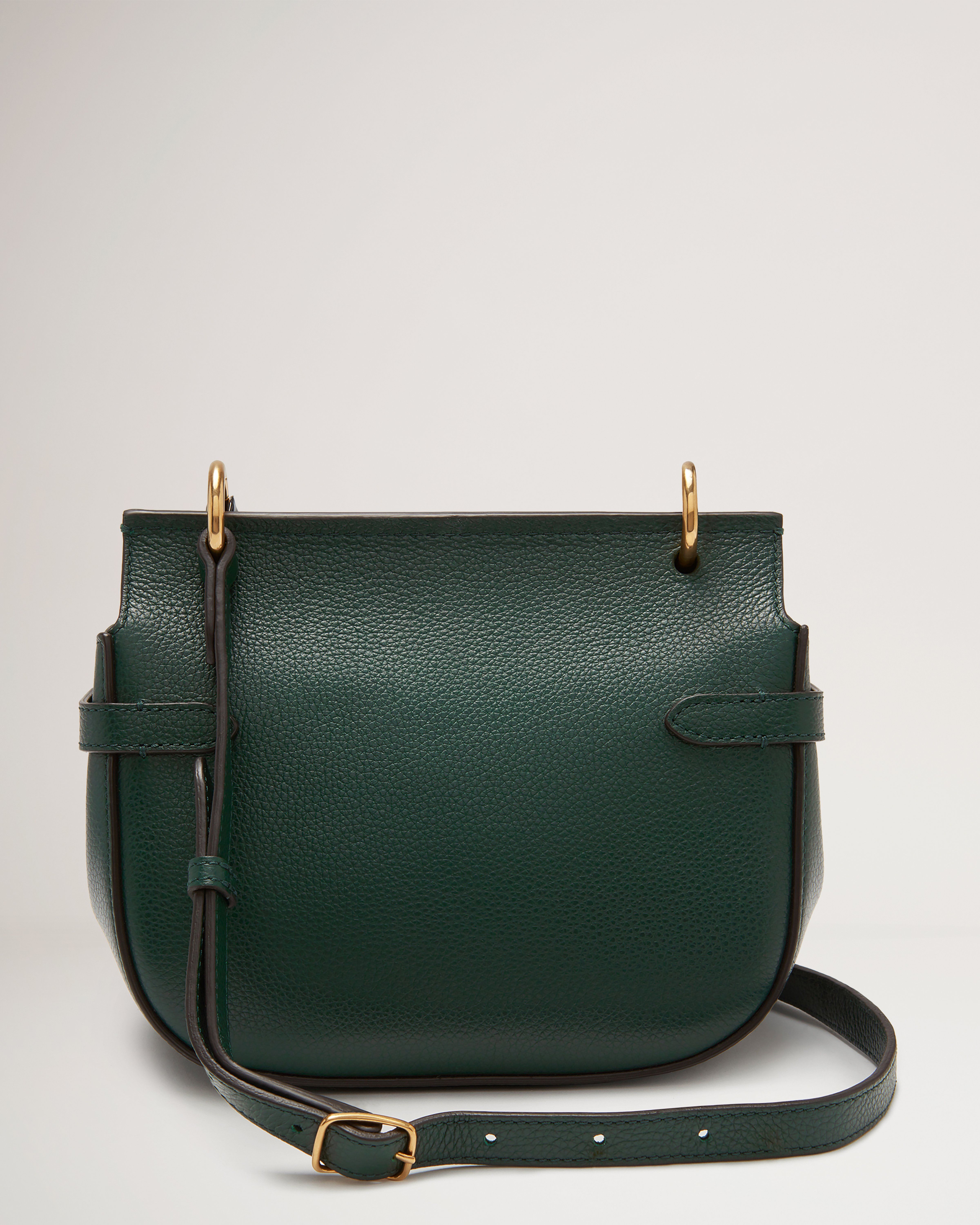 Small Amberley Satchel | Mulberry Green Small Classic Grain