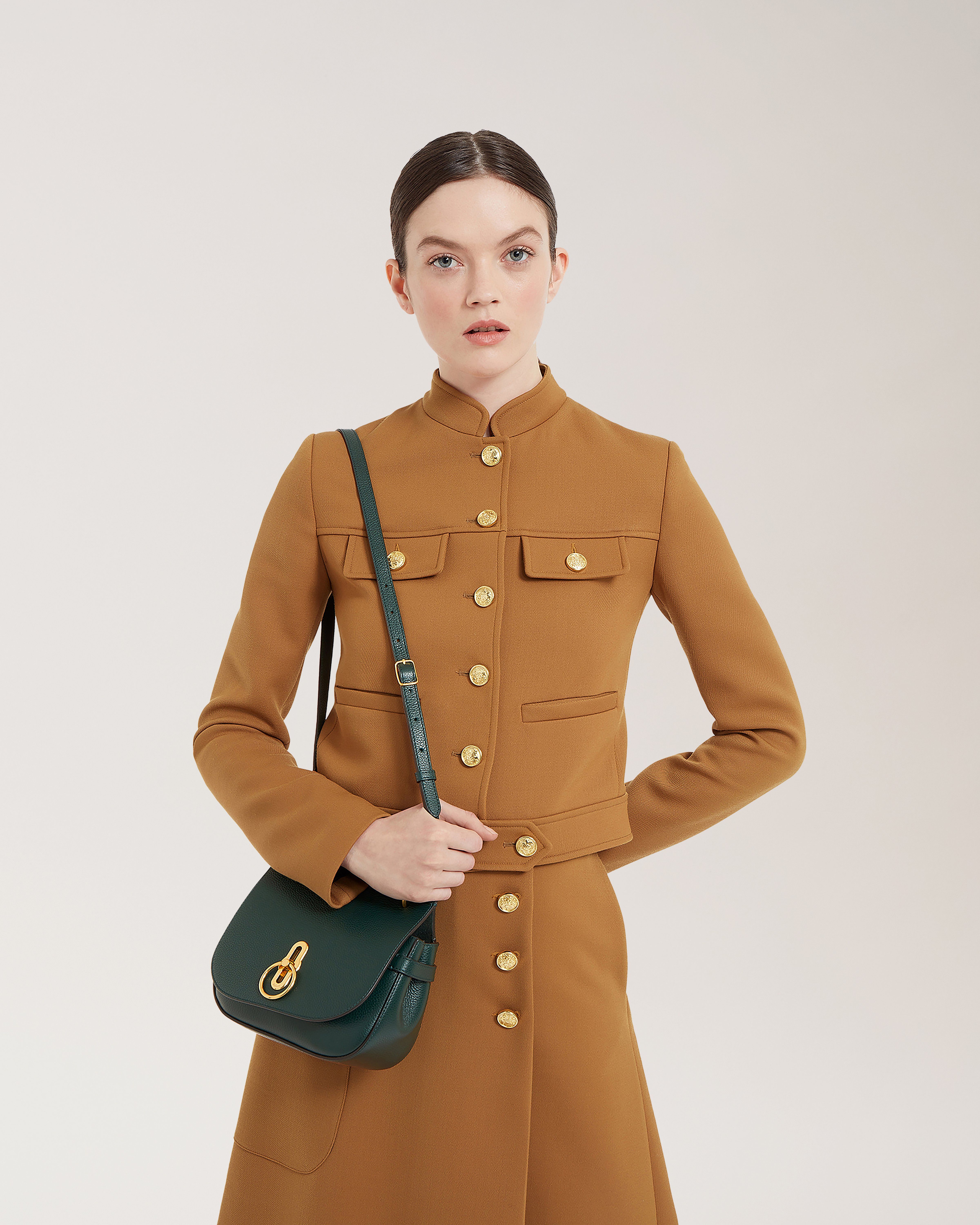 Mulberry Amberley Small Top Handle Bag in Green Grained Leather — UFO No  More