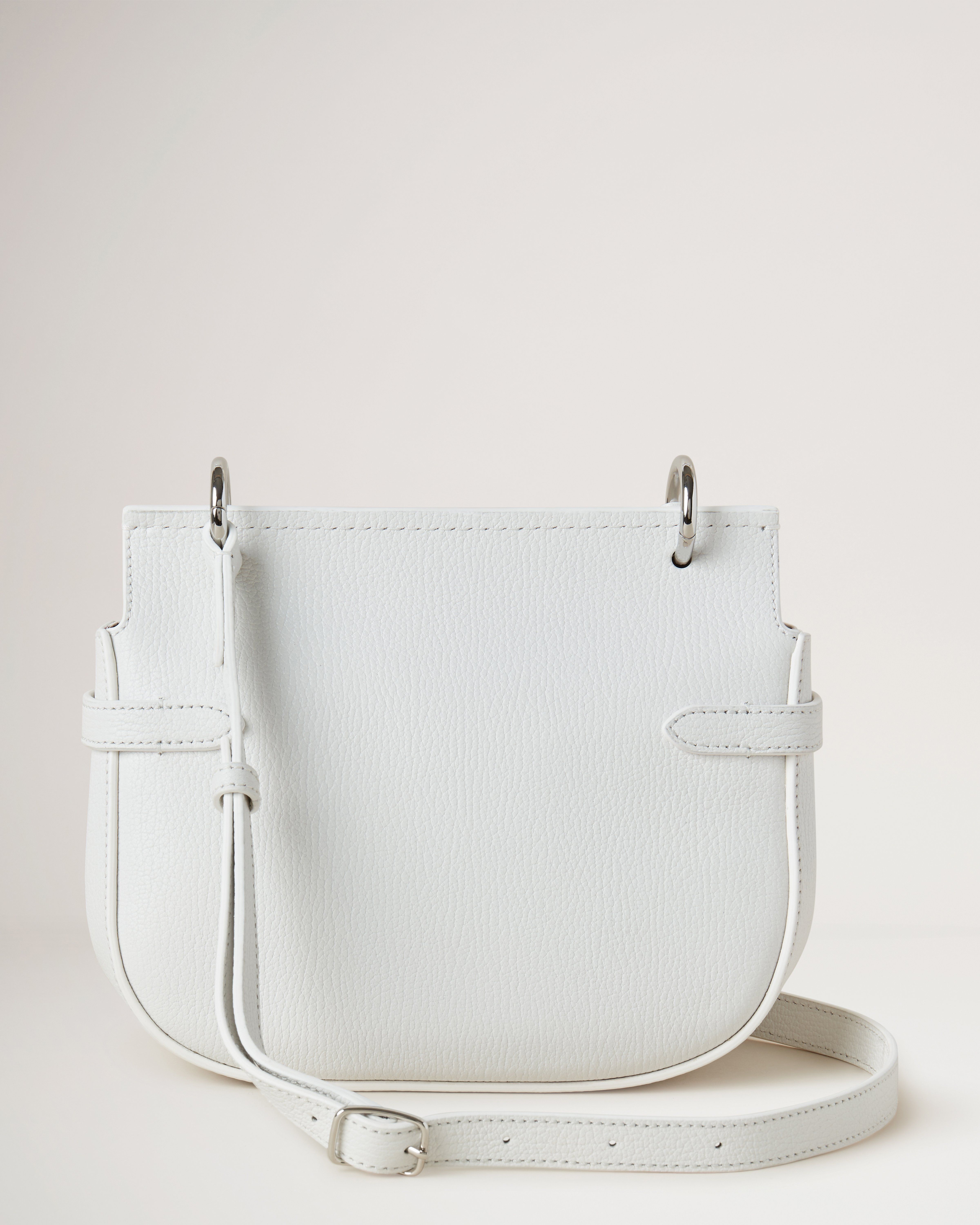 Small Amberley Satchel White Small Classic Grain Women Mulberry