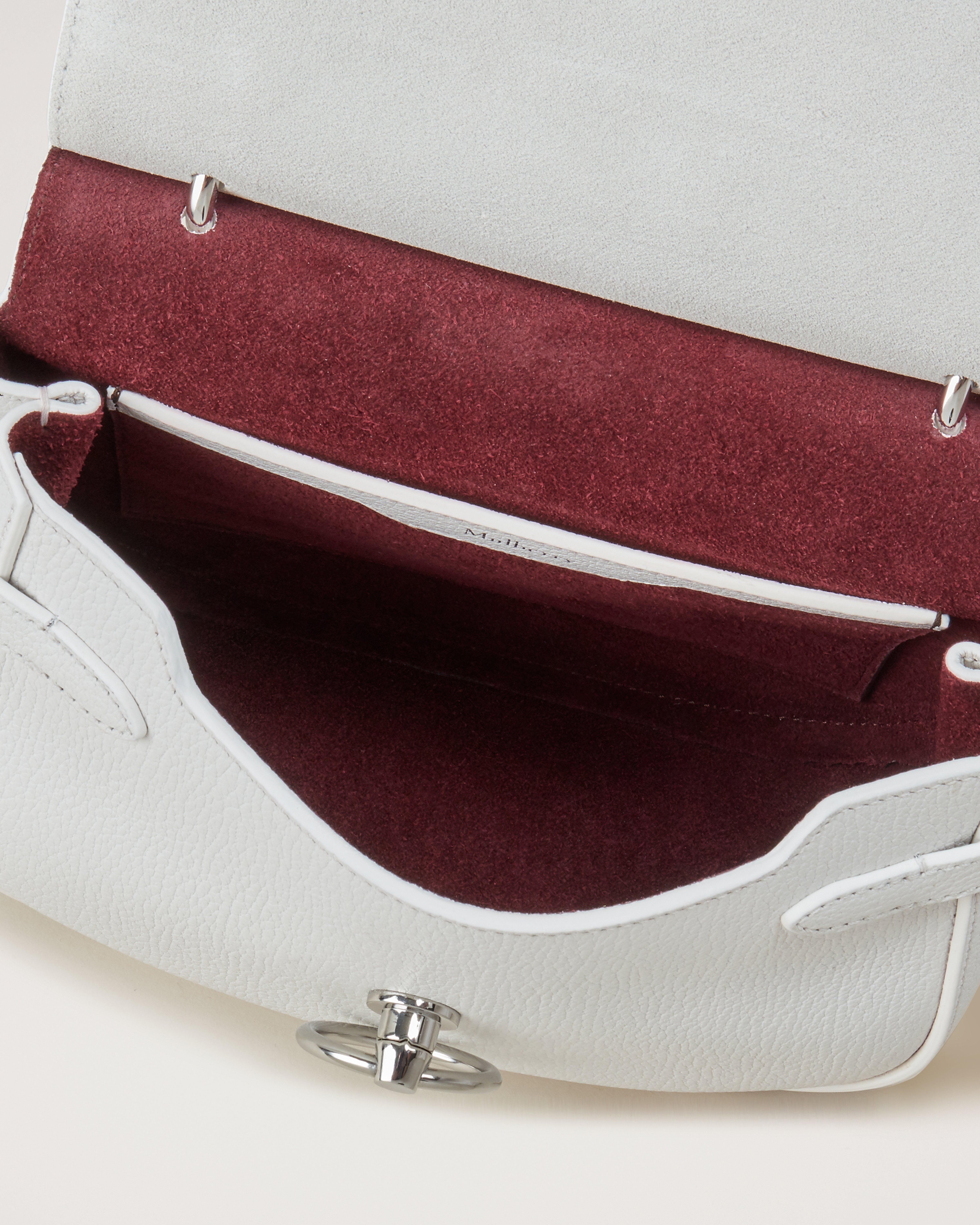 Small Amberley Satchel White Small Classic Grain Women Mulberry