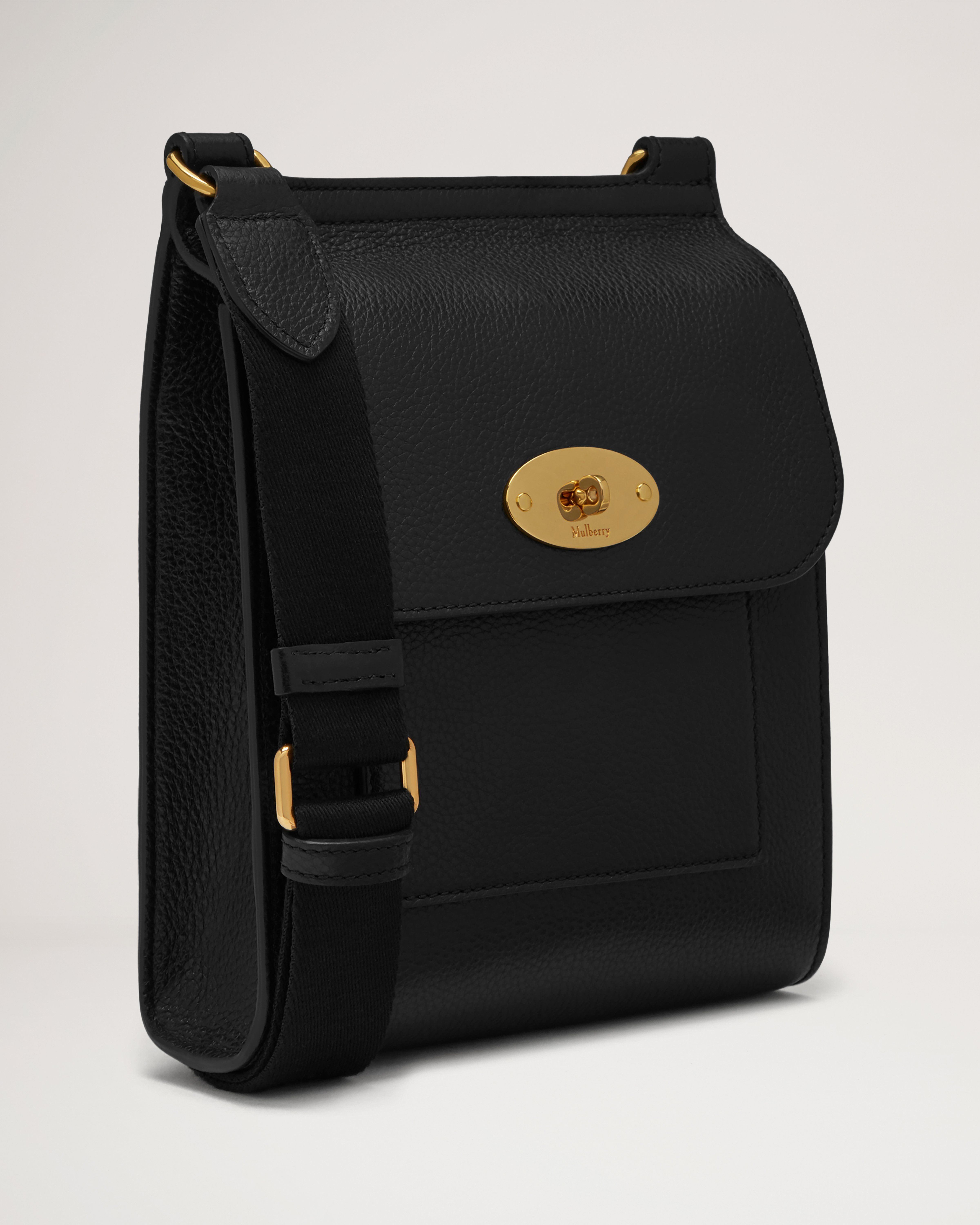 Small Antony Black Small Classic Grain Women Mulberry