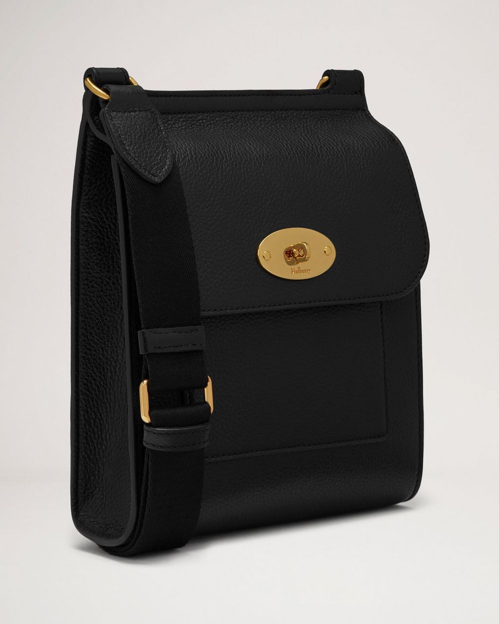 Mulberry, Bags, Vintage Mulberry Antony Leather Crossbody Messenger Bag  Flap Bag Black Unisex