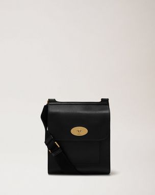 Mulberry Small Antony Leather Crossbody Bag Black