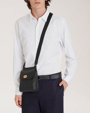 Mulberry X Paul Smith Antony Leather Cross-body Bag in Black