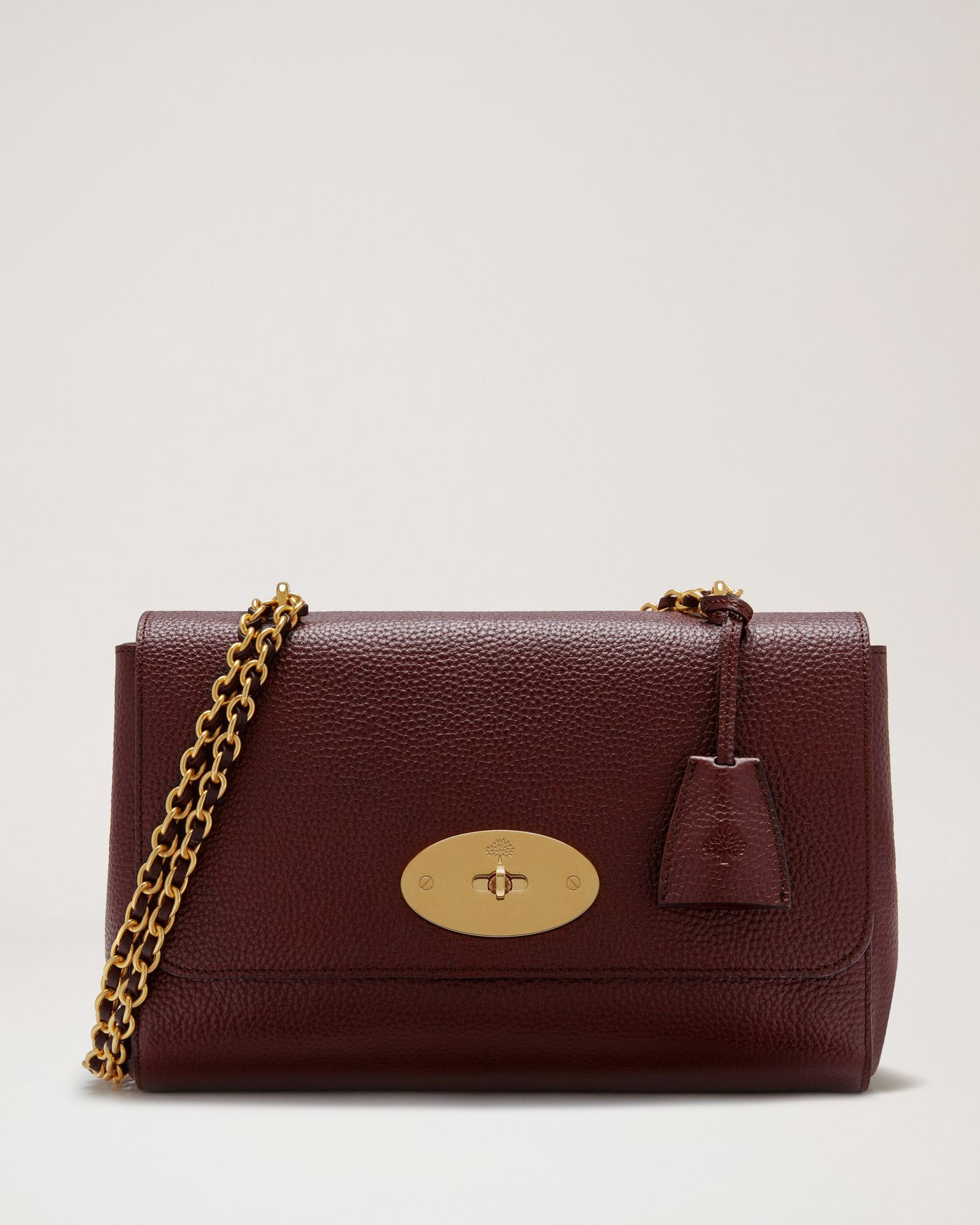 Medium Lily | Oxblood Natural Grain Leather | Women | Mulberry