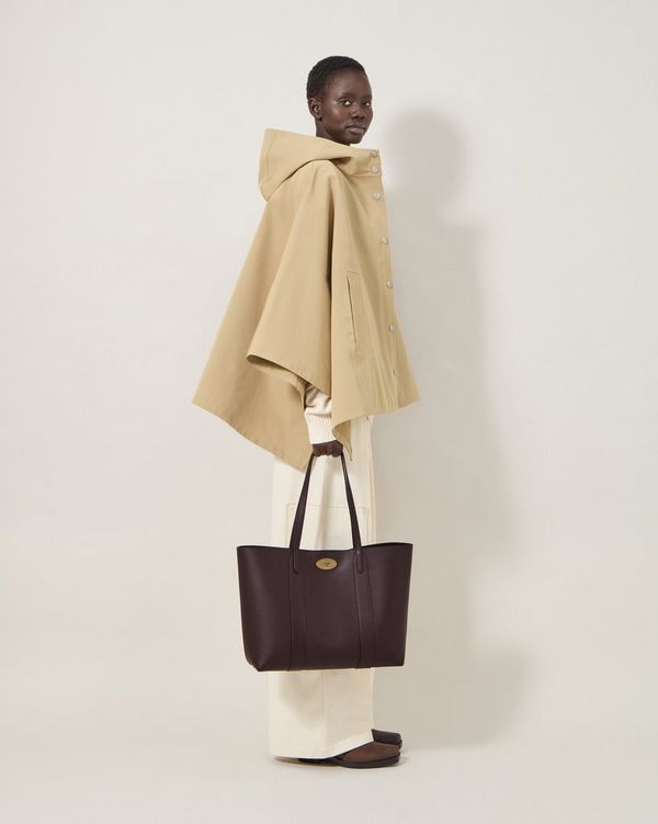Mulberry | Bayswater Tote | Ebony Small Classic Grain | Women