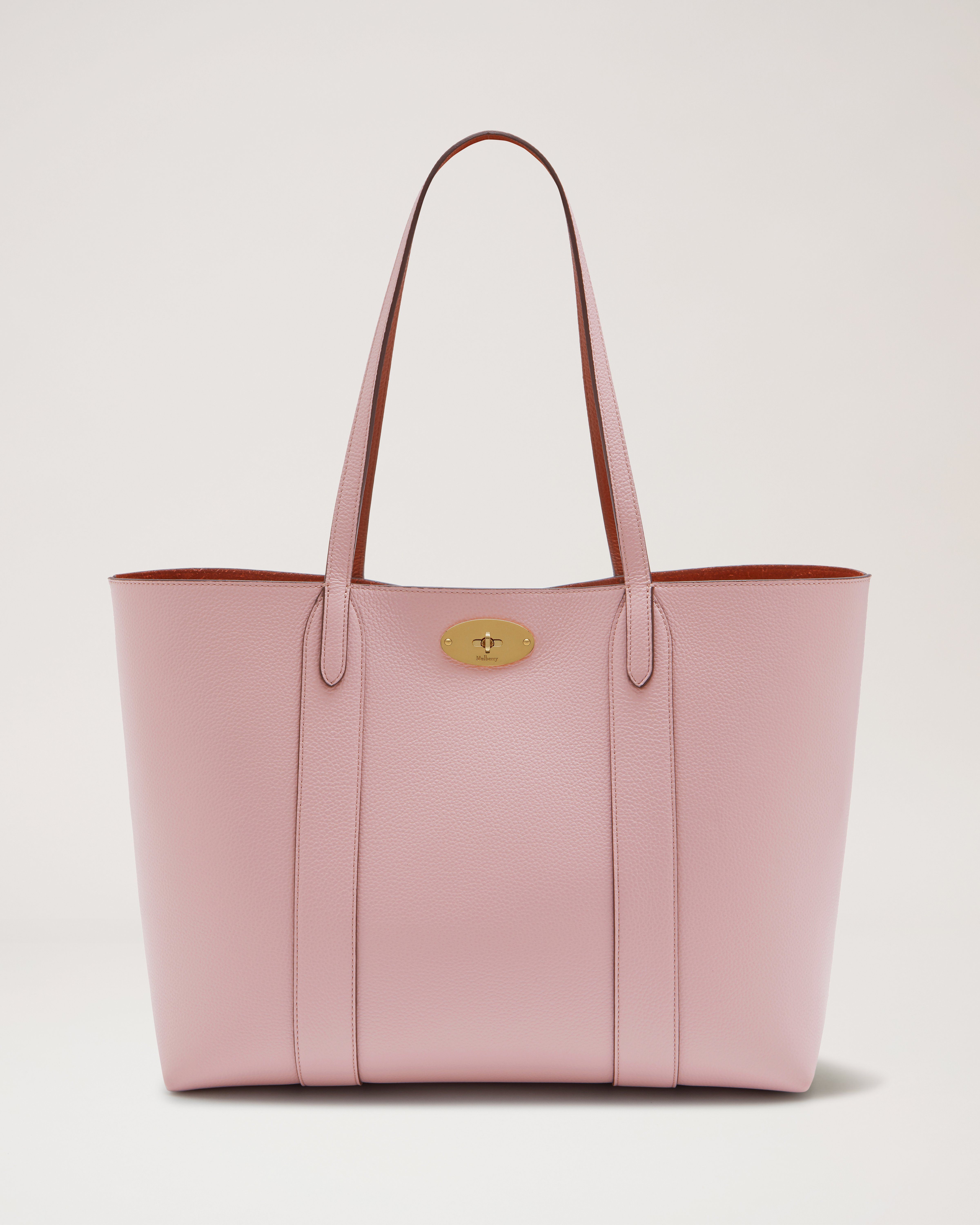 Bayswater Tote | Powder Pink Small Classic Grain | Bayswater | Mulberry