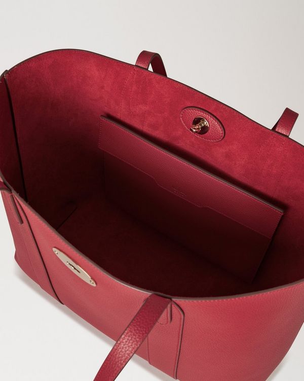 Mulberry red tote bag sale