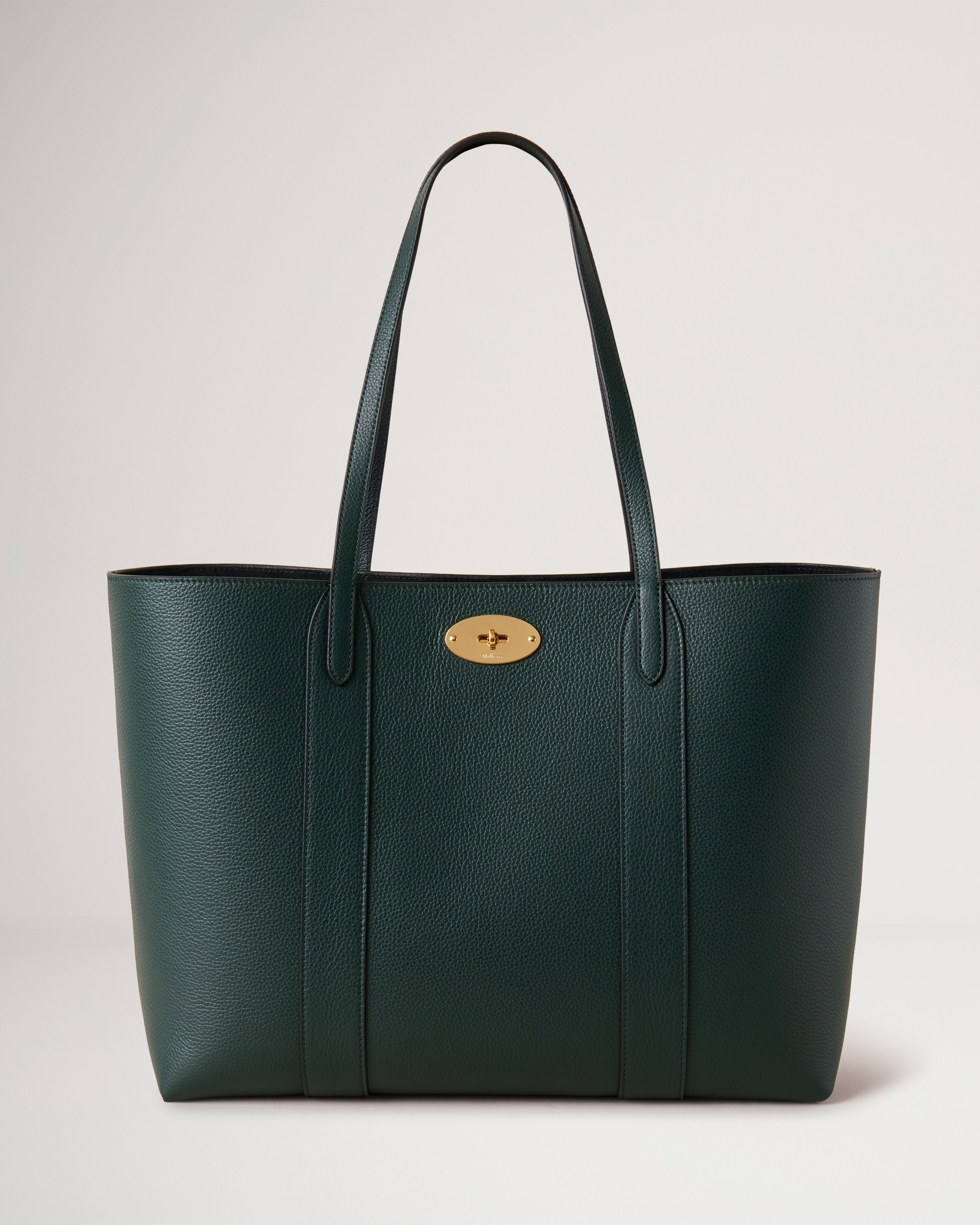 Bayswater Tote Mulberry Green Small Classic Grain Bayswater Mulberry