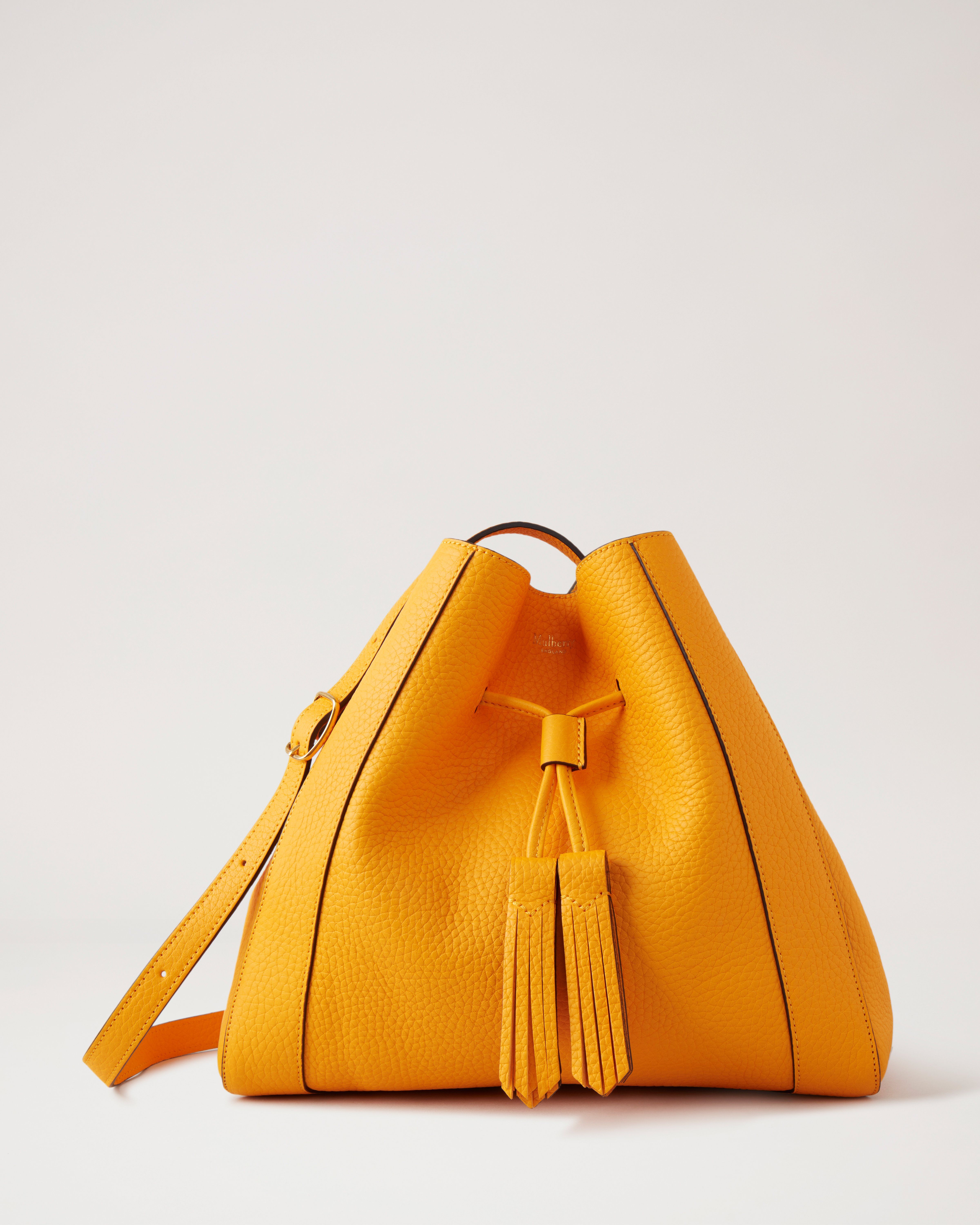 Small Millie Tote | Double Yellow Heavy Grain | Women | Mulberry