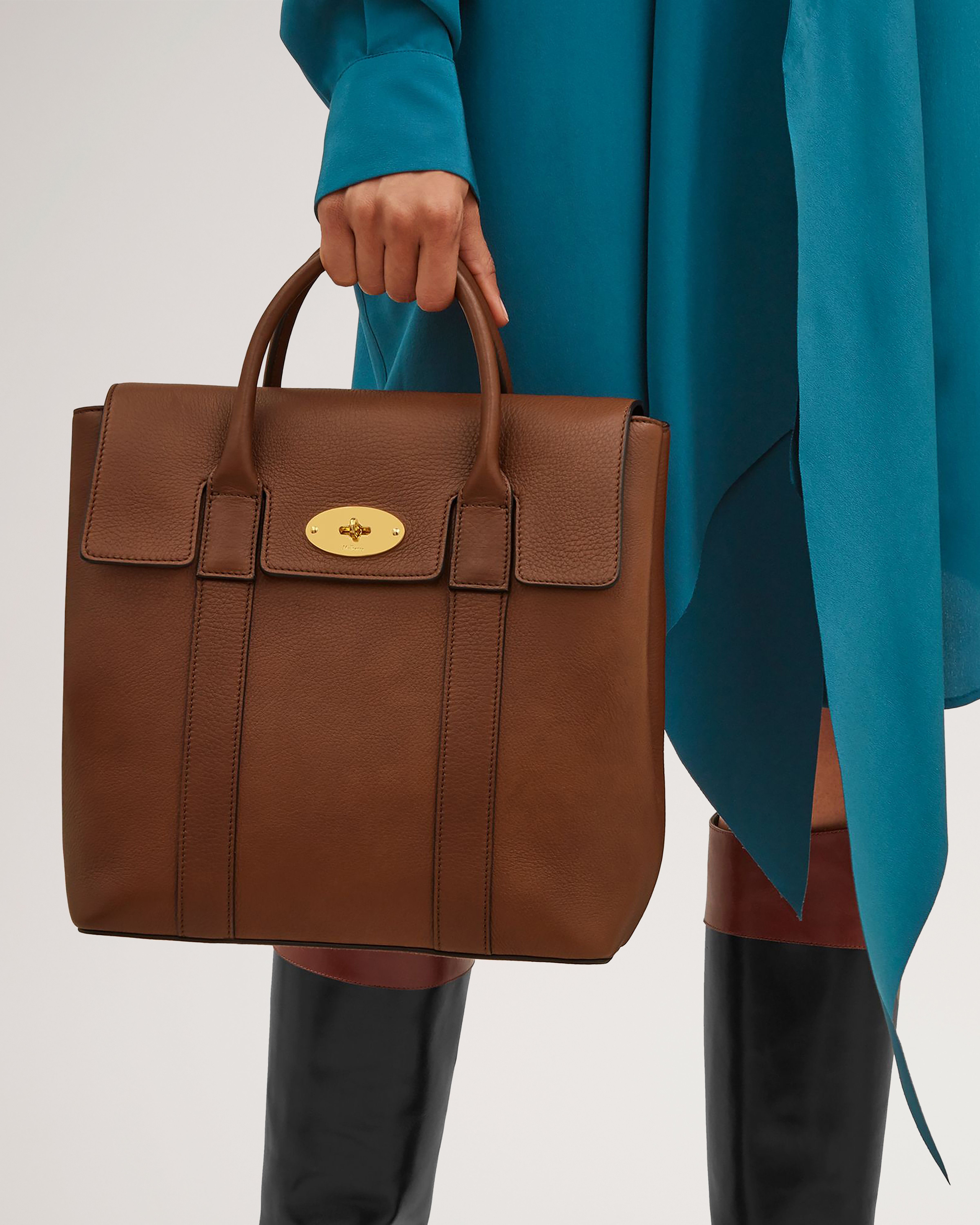 Mulberry | Bayswater Backpack | Oak Classic Grain | Customer 