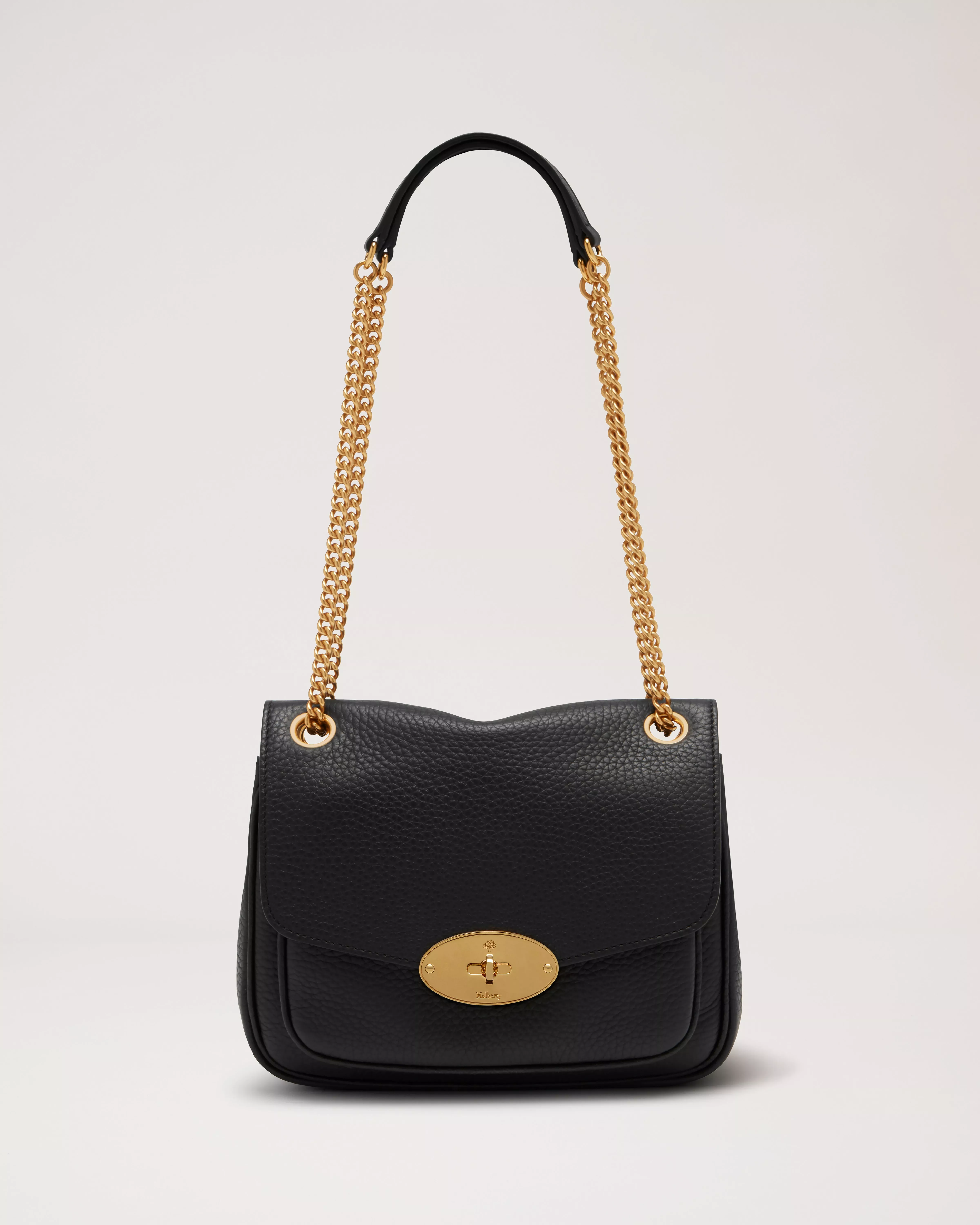 small black shoulder bag