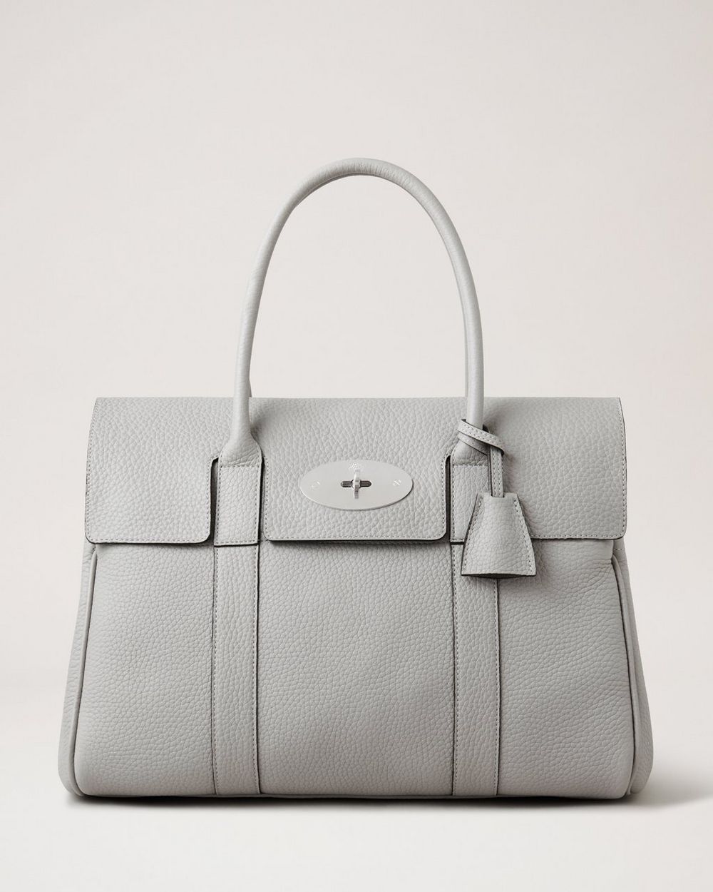 Bayswater 单肩包 | 浅灰色 粗粒面皮革 | Women | Mulberry