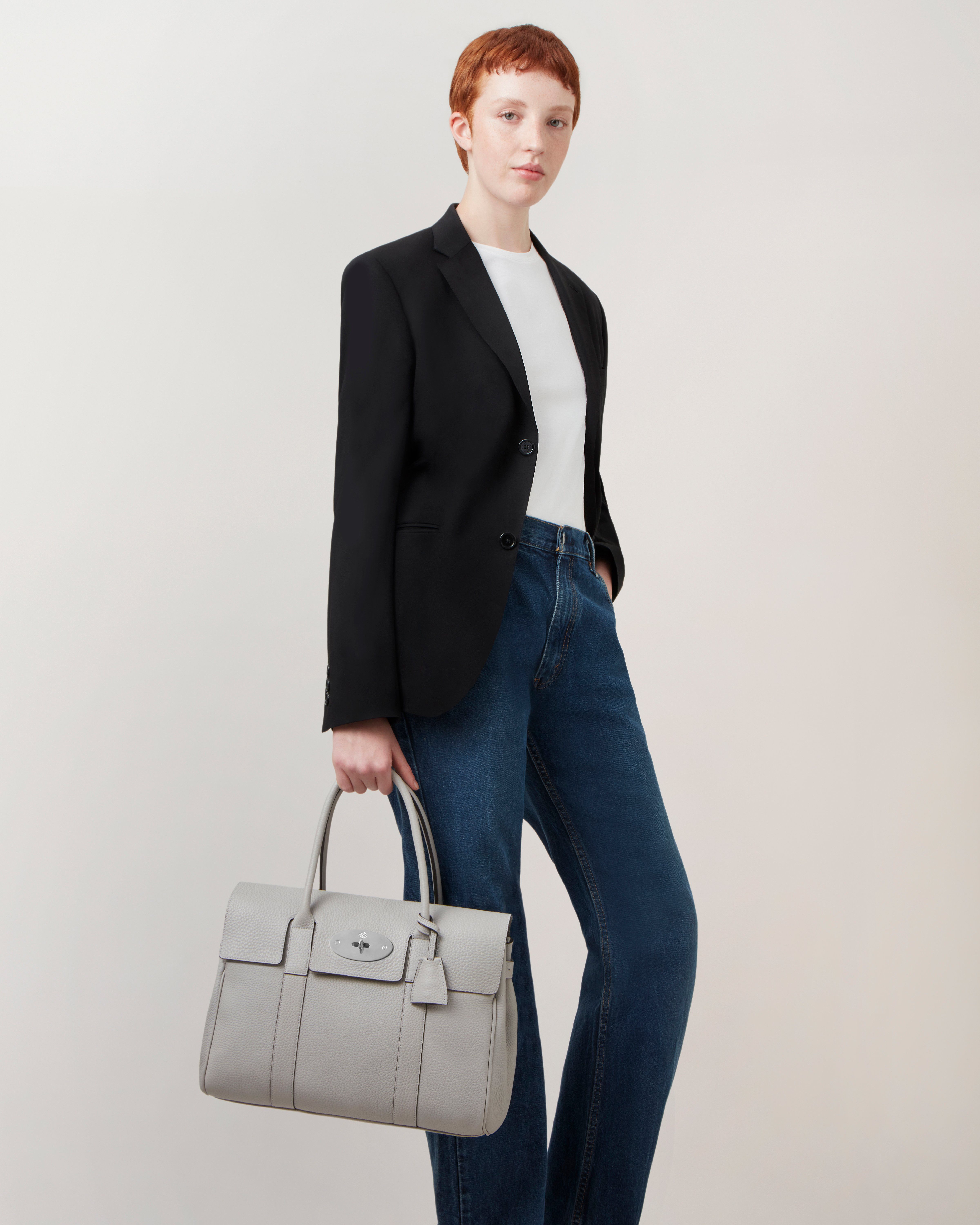 Bayswater | Pale Grey Heavy Grain | Women | Mulberry