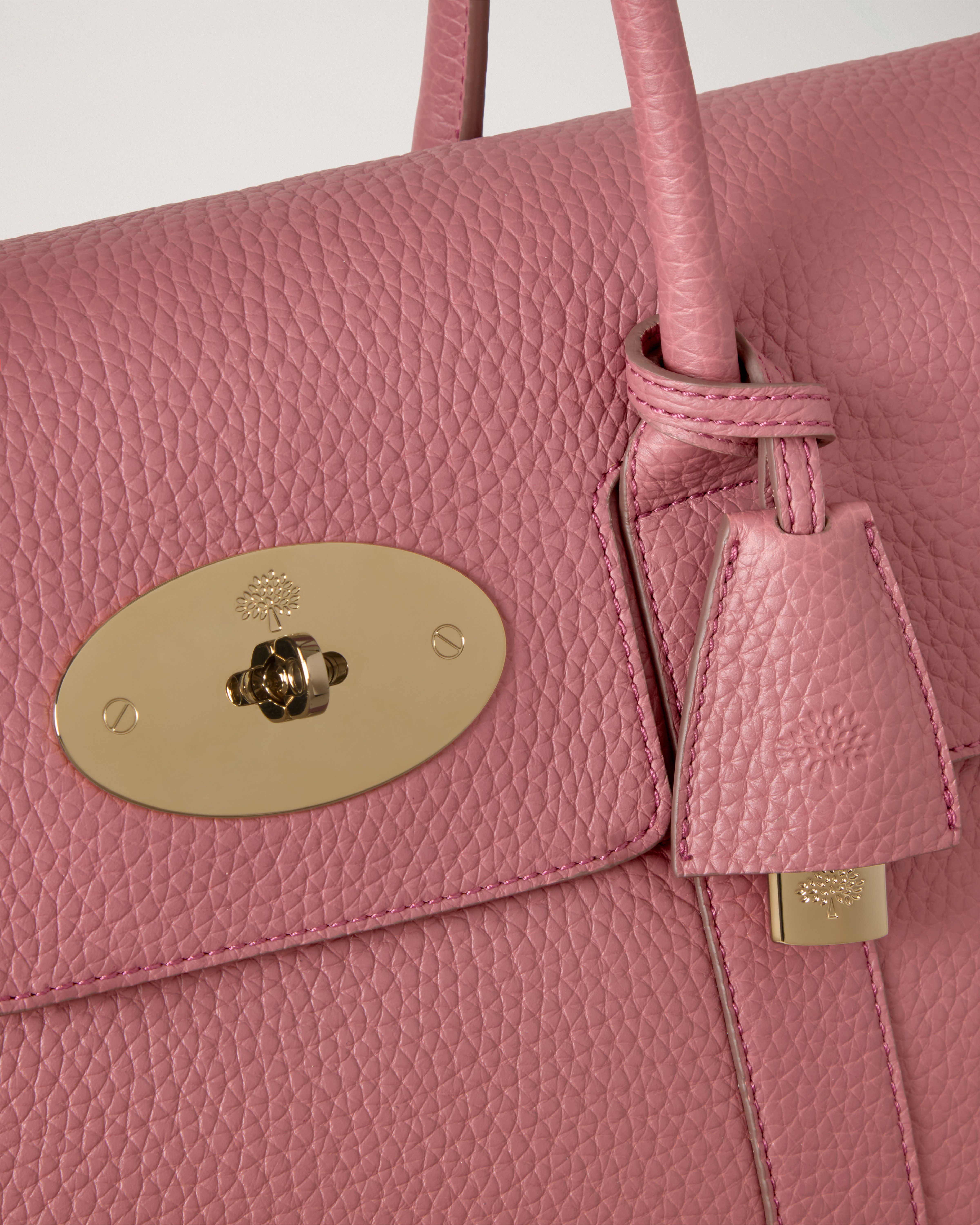 Mulberry | ベイズウォーター | ピンクスクランピー ヘビーグレイン