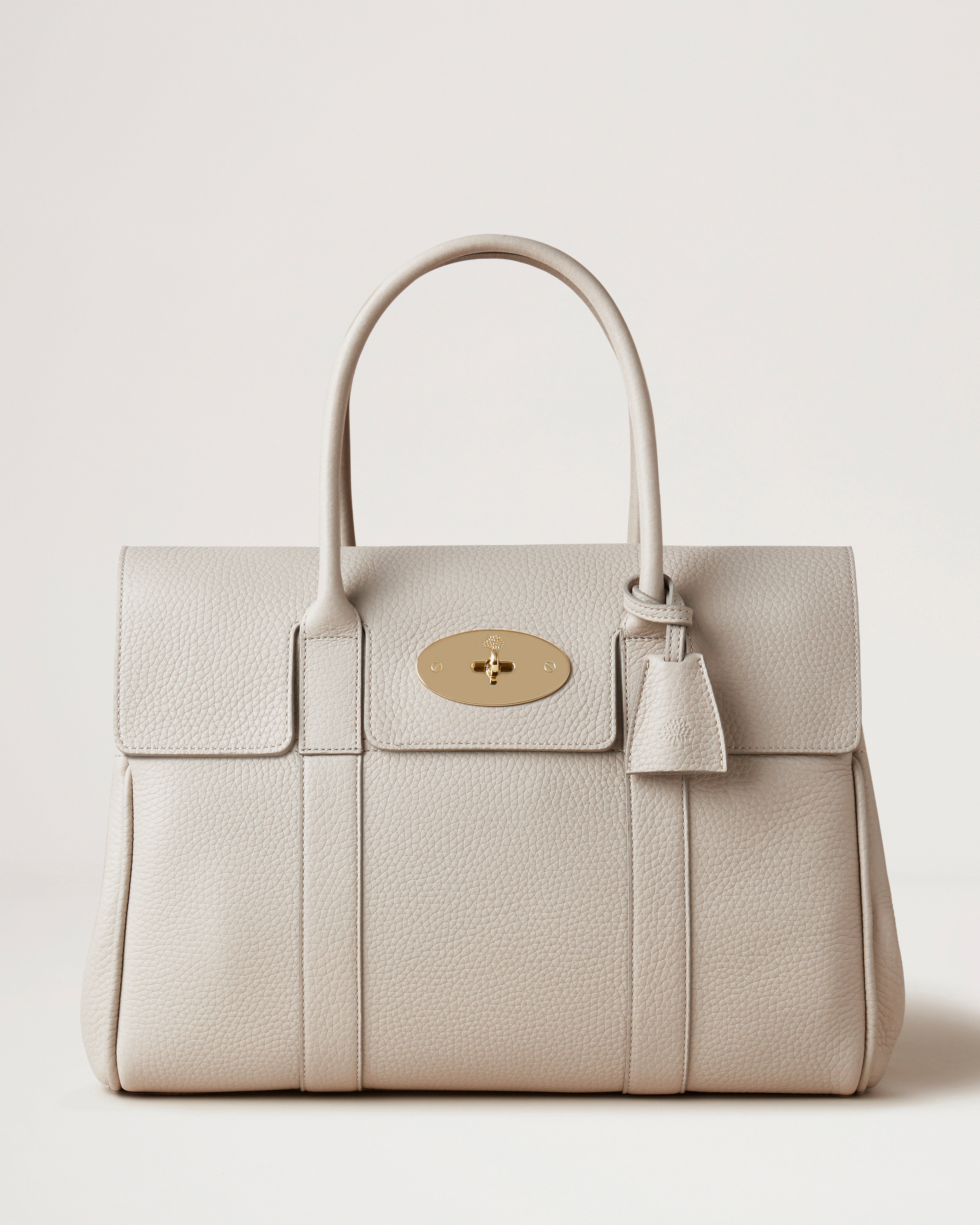 Beige bayswater pebbled leather on sale bag