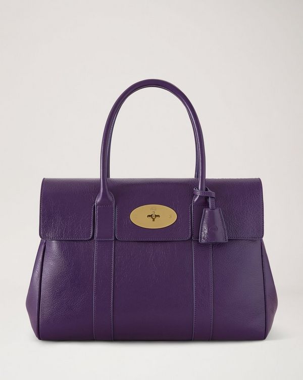 Mulberry | ベイズウォーター | アメジスト ハイシャインレザー | Women