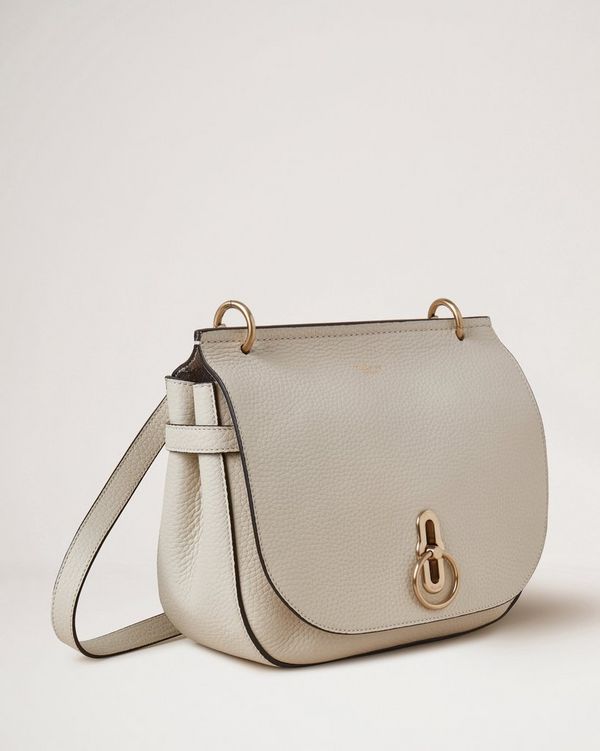 Soft Amberley Satchel | Chalk Heavy Grain | Sustainable Icons | Mulberry