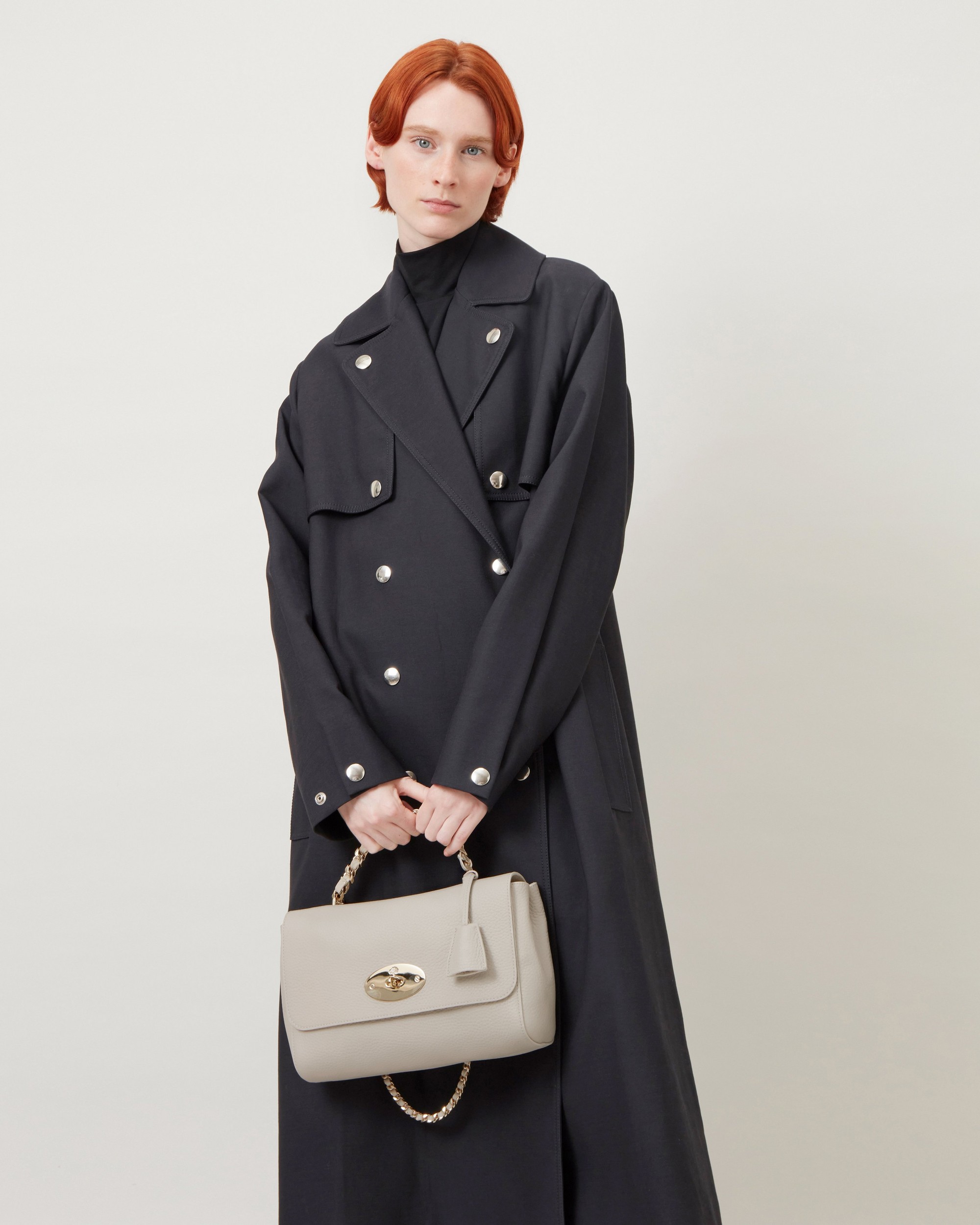 Mulberry | ミディアム トップハンドル リリー | チョーク Mulberry | ミディアム トップハンドル リリー | チョーク