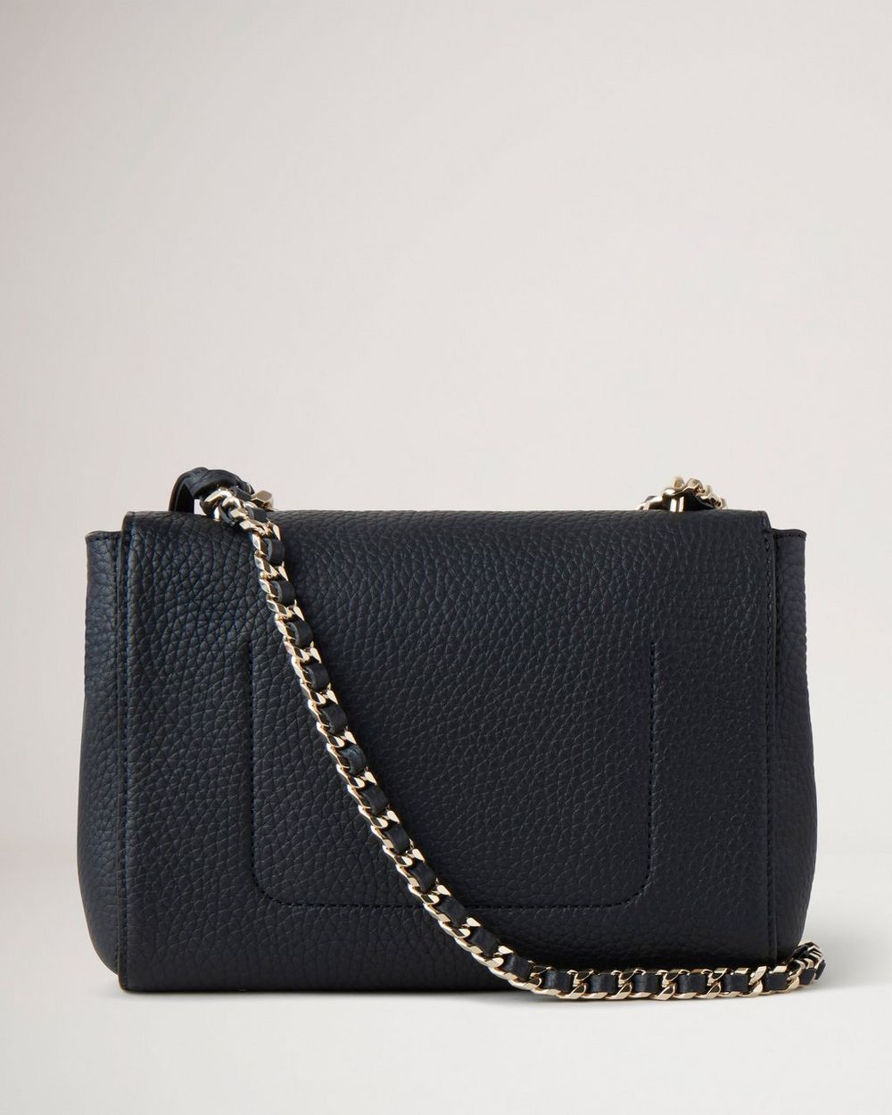 Top Handle Lily | Black Heavy Grain | Lily | Mulberry