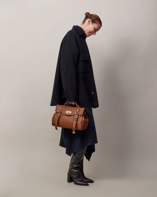 Mulberry | Alexa | Chestnut Heavy Grain | Women