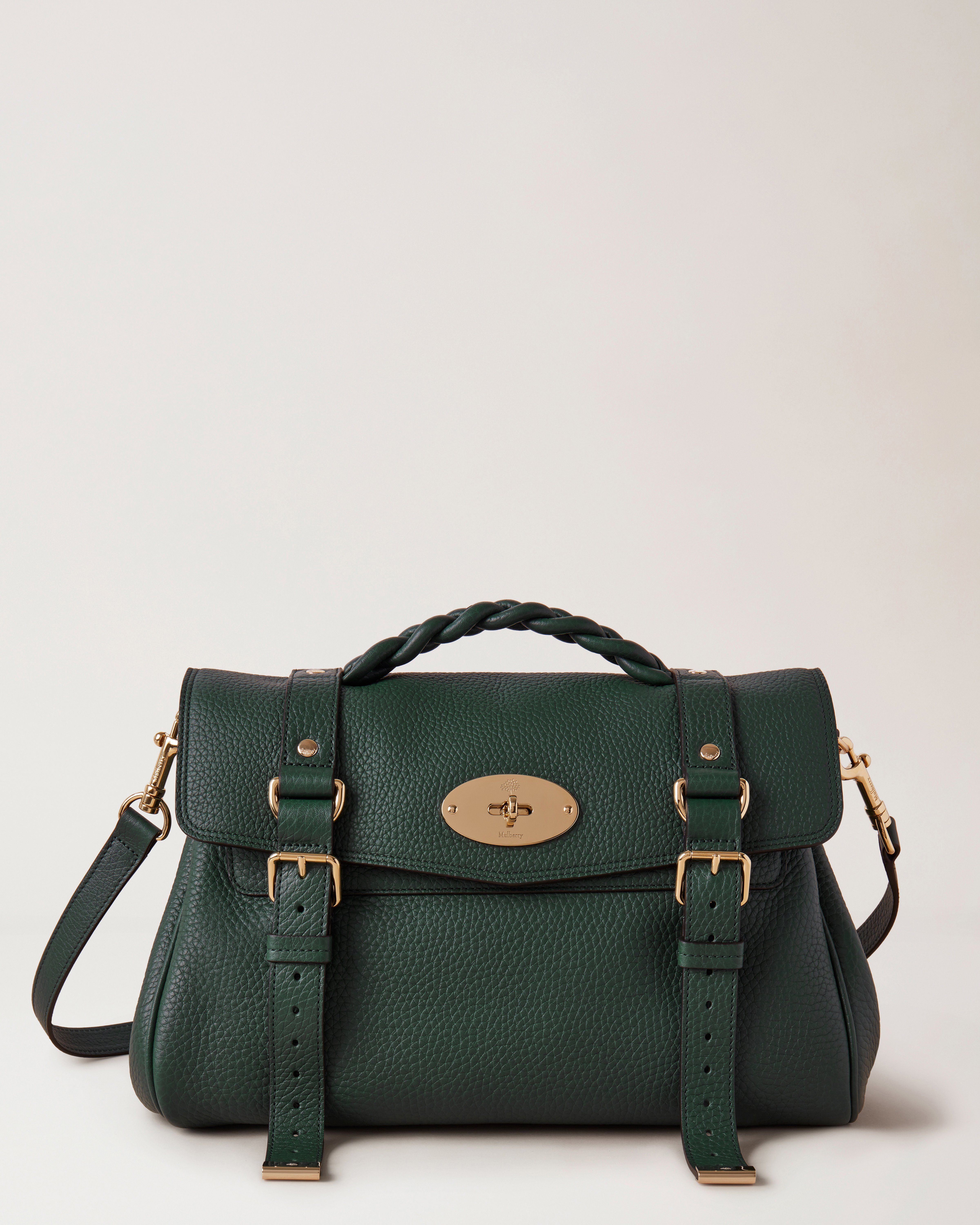 Planet chikane jurist Alexa | Mulberry Green Heavy Grain | Sustainable Icons | Mulberry