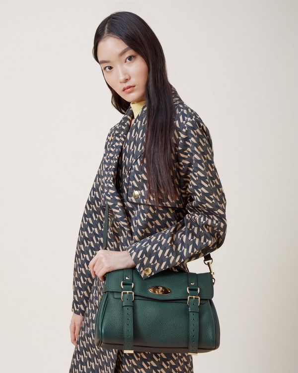 mulberry mini alexa green