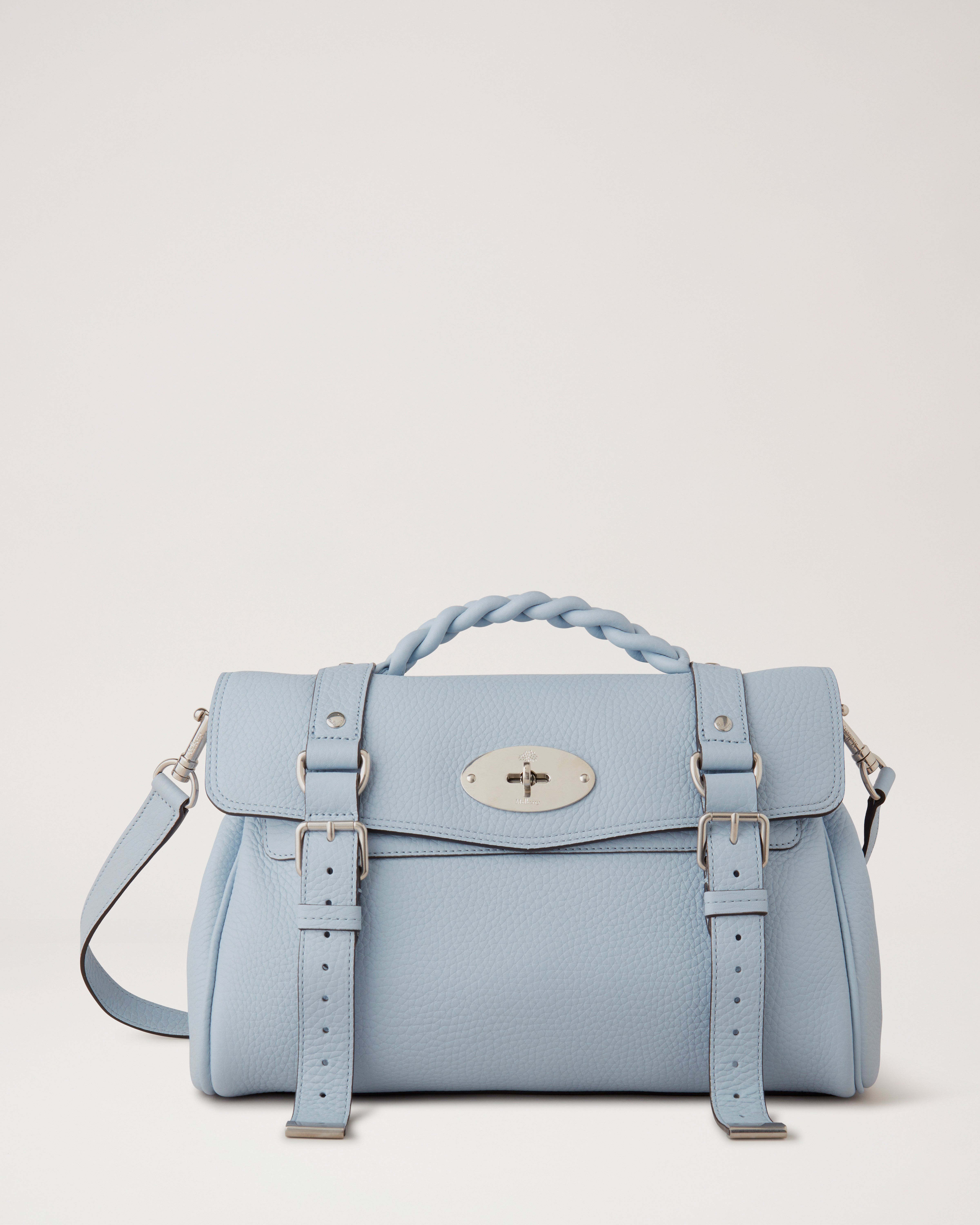 light blue mulberry bag