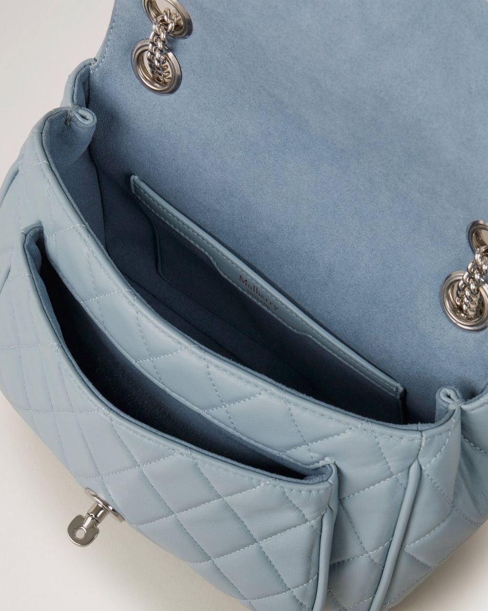 Small Darley Shoulder Bag Cloud Quilted Shiny Calf Women Mulberry