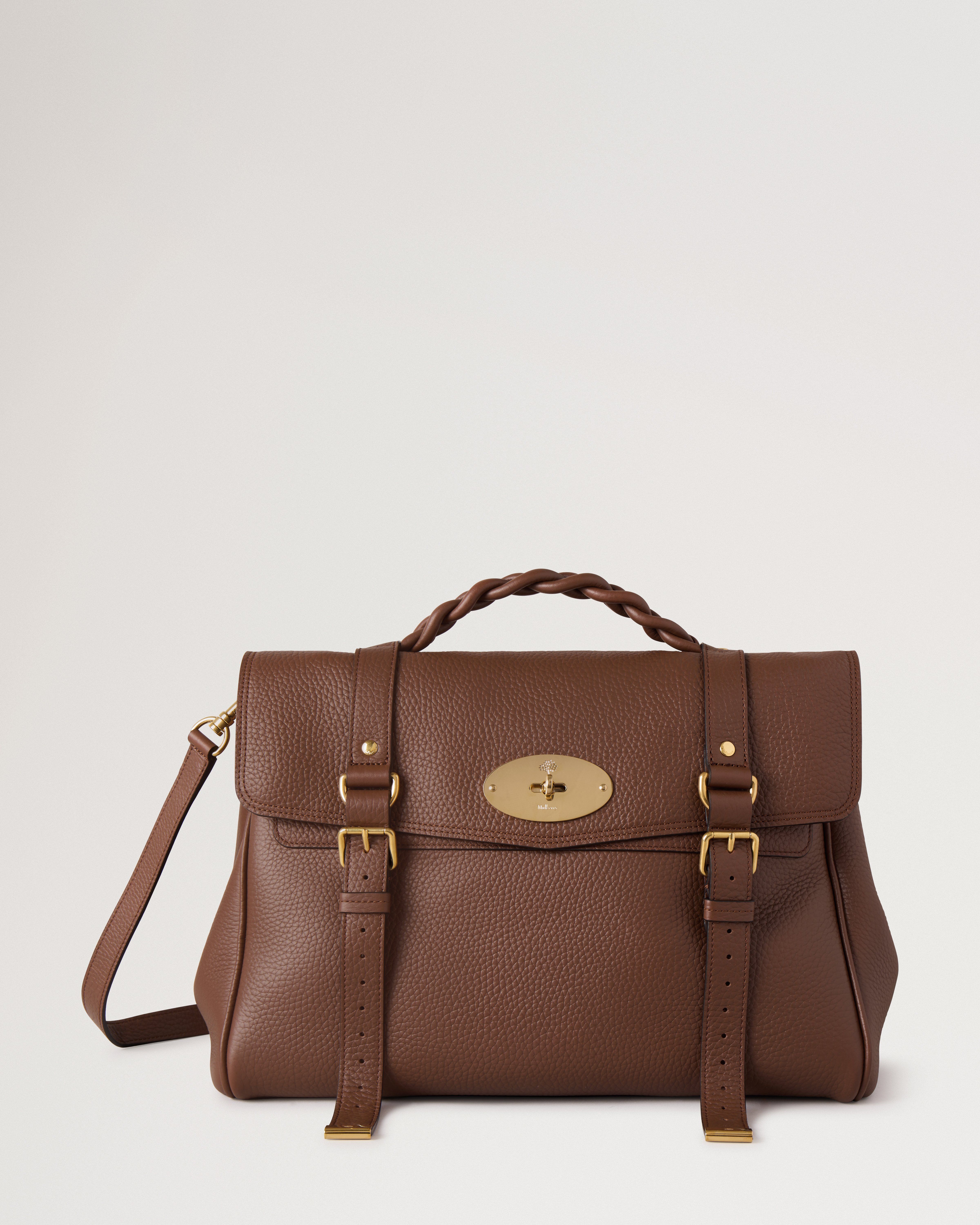 Mulberry | Oversized Alexa | Bright Oak Heavy Grain | Women