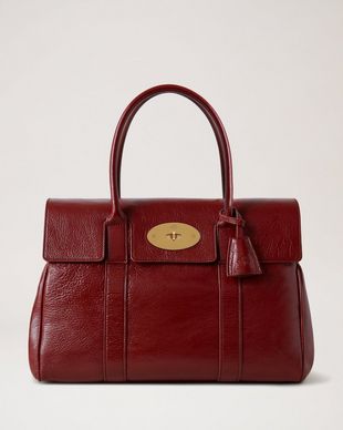 ベイズウォーター クリムゾン ハイ シャイン カーフレザー Women Mulberry