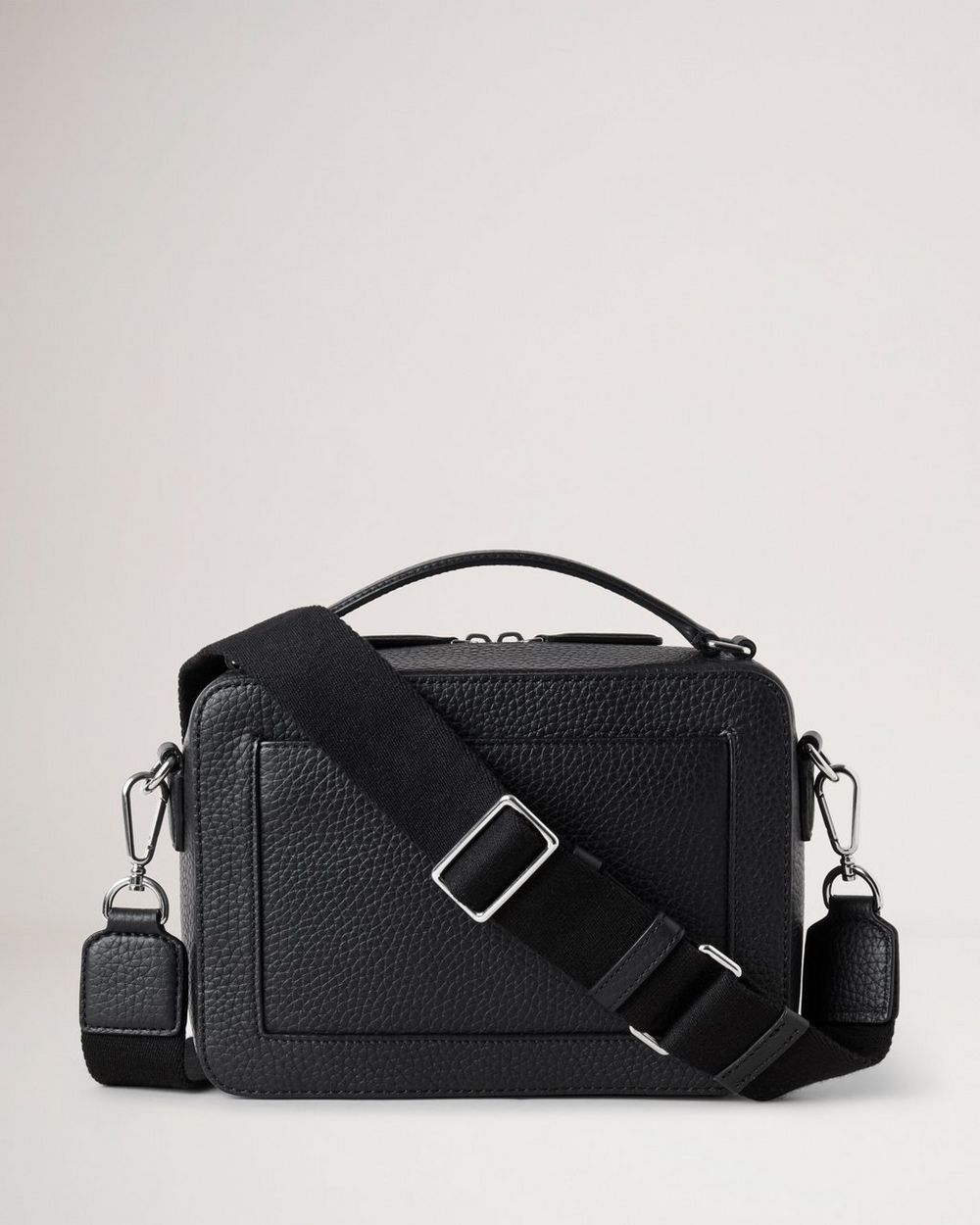 The Daily Crossbody in Black Mist Herringbone, Small Crossbody Messenger  Bags