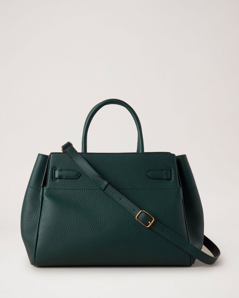 Belted Bayswater With Strap | Mulberry Green Oversized Patchwork ...